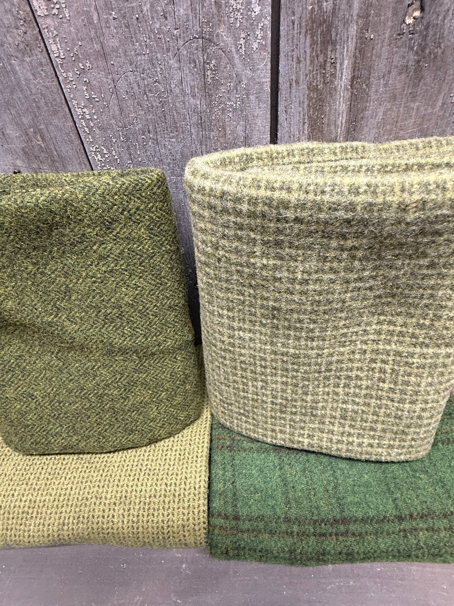 Wool Bundle, Unwashed, GREEN WITH ENVY