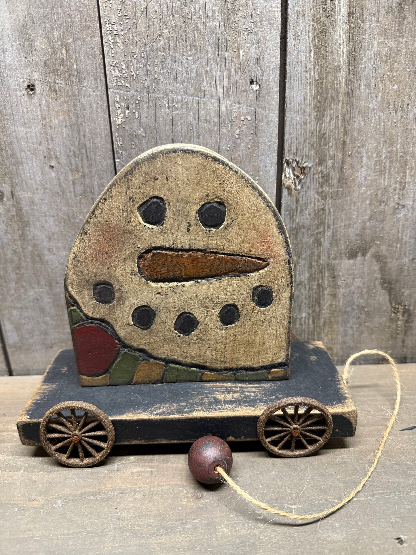 Pull Cart, SASSY SNOWMEN, Assorted Style