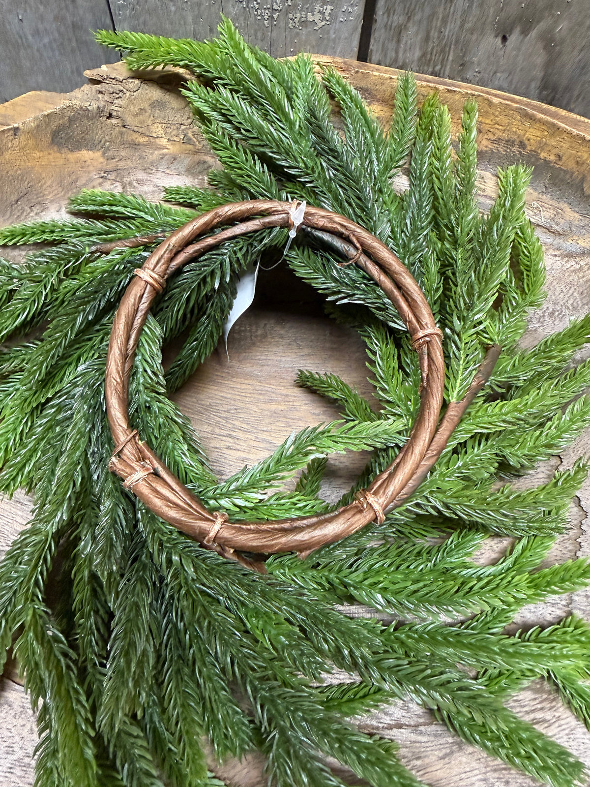 Candle Ring, 12", NORFOLK PINE