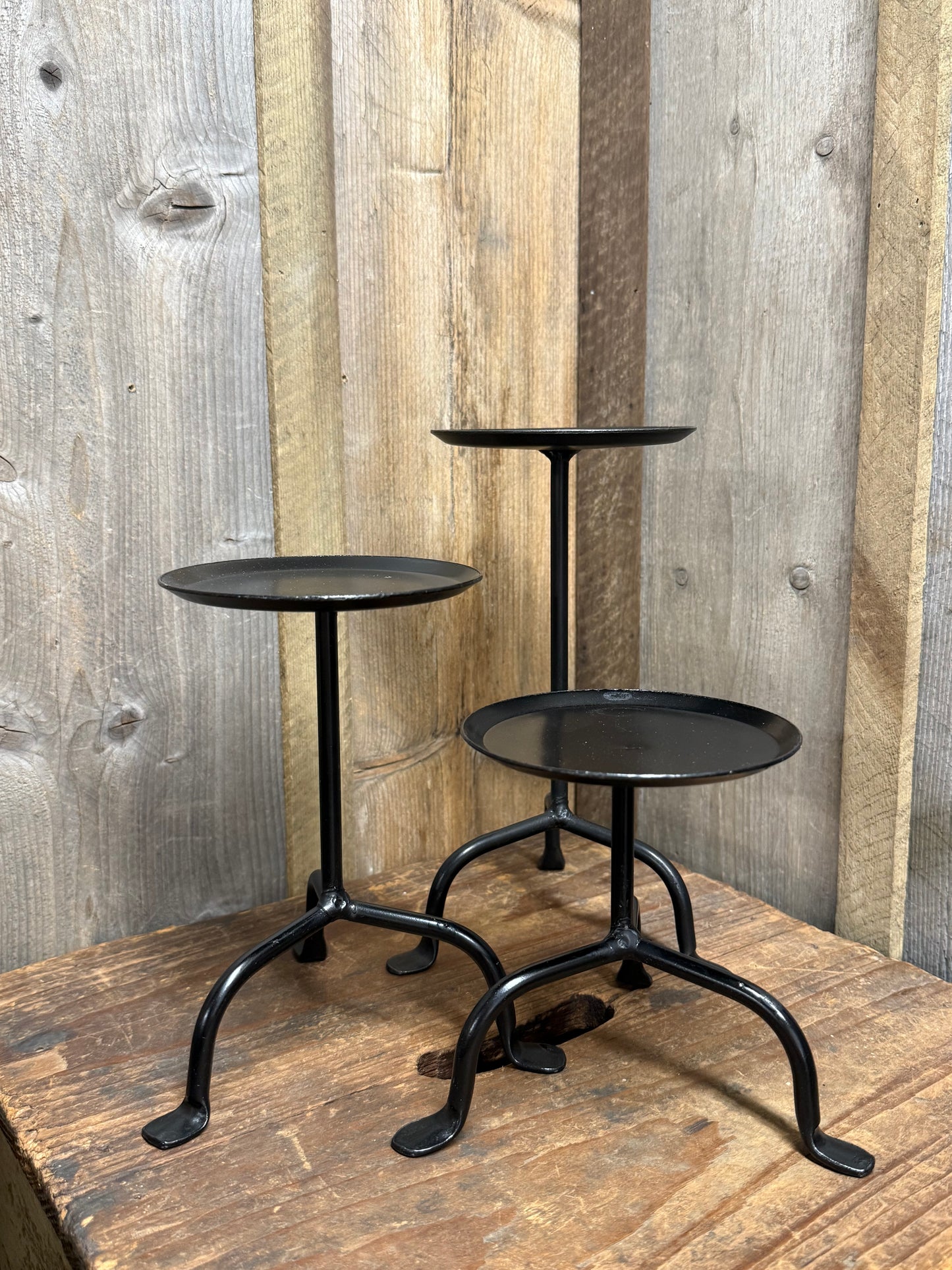 Pillar Stand, Set/3, AMISH MADE