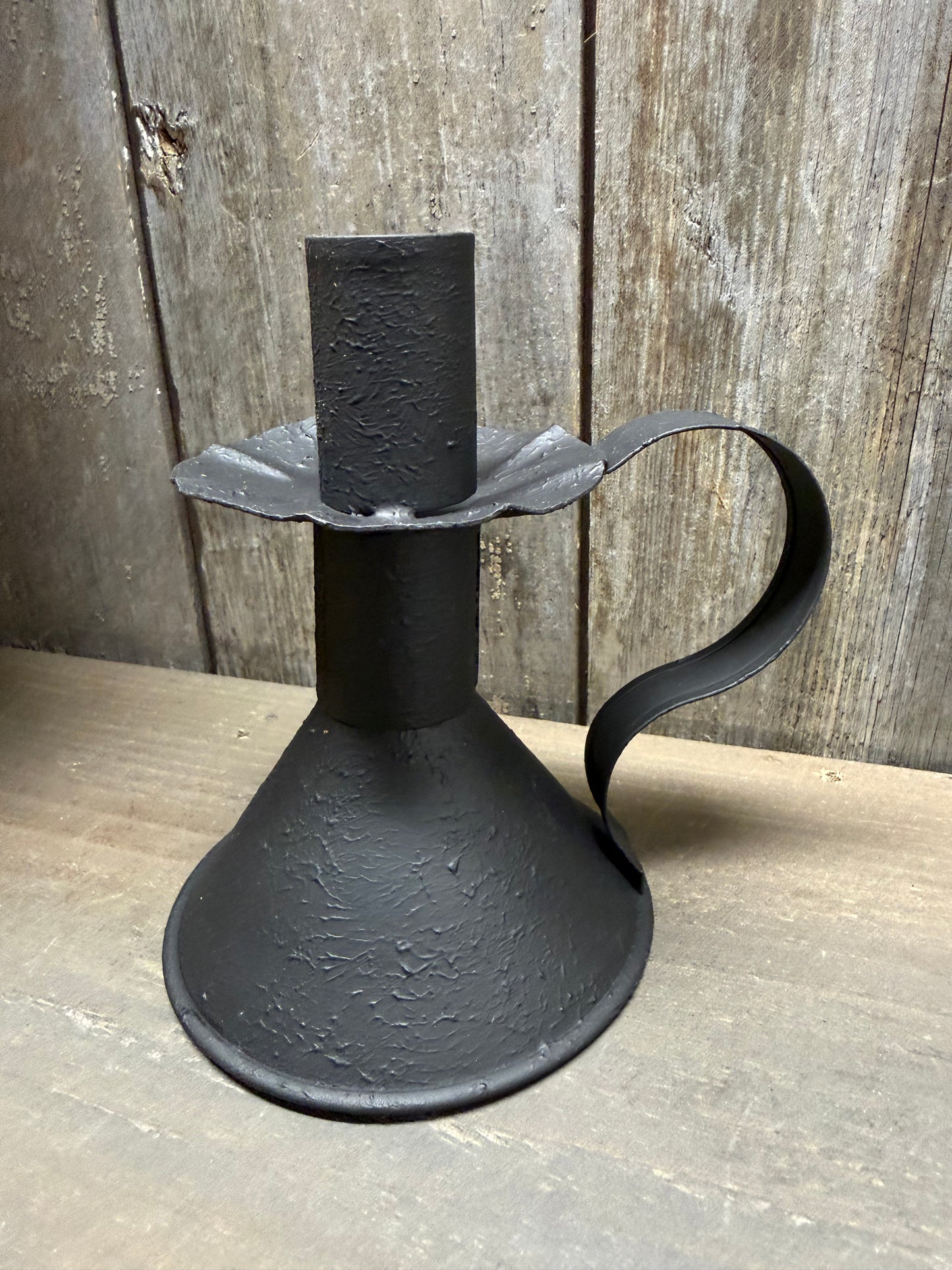 Candle Stand, TEXTURED BLACK