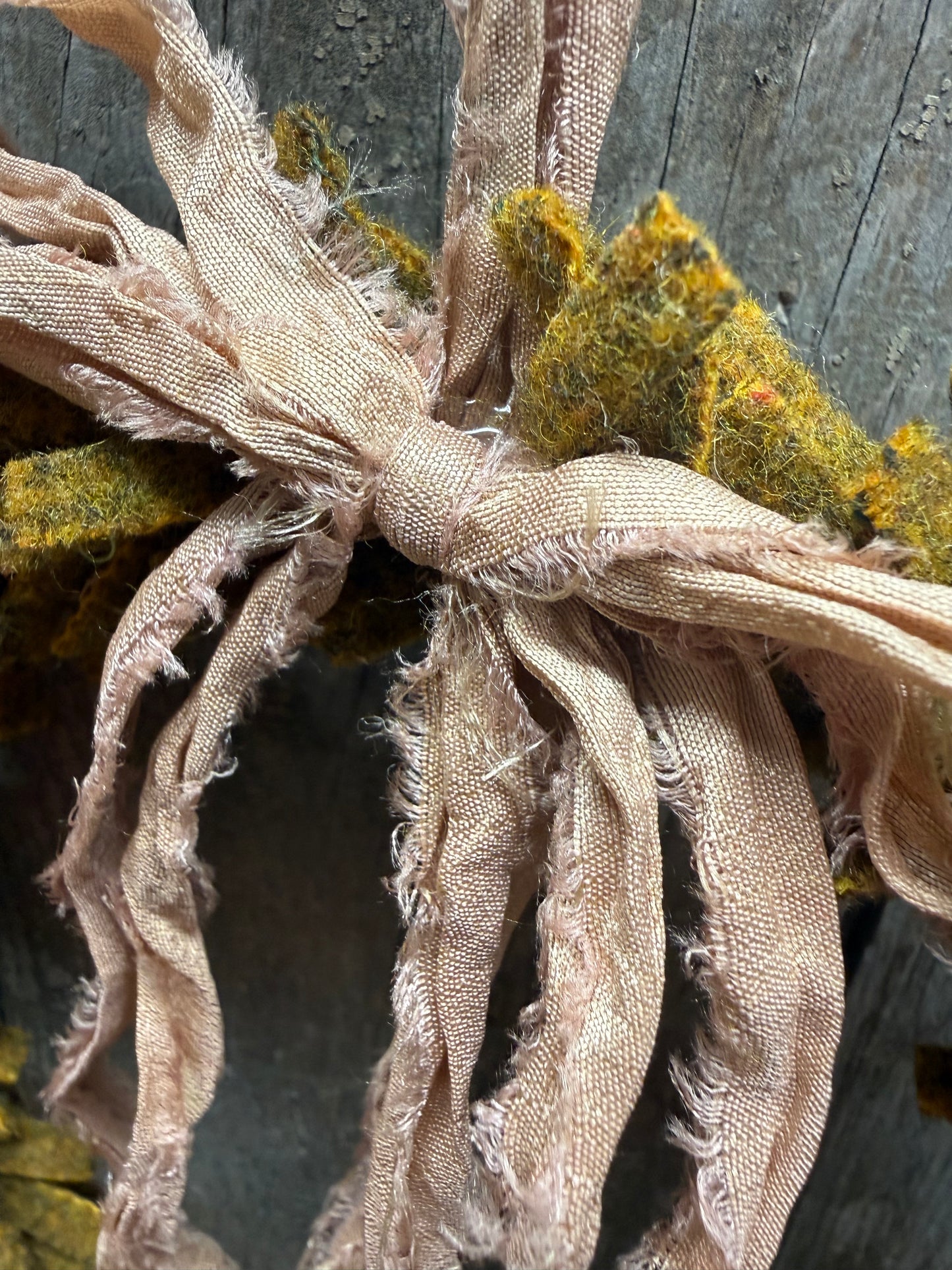 Wool Wreath, 7", ASSORTED