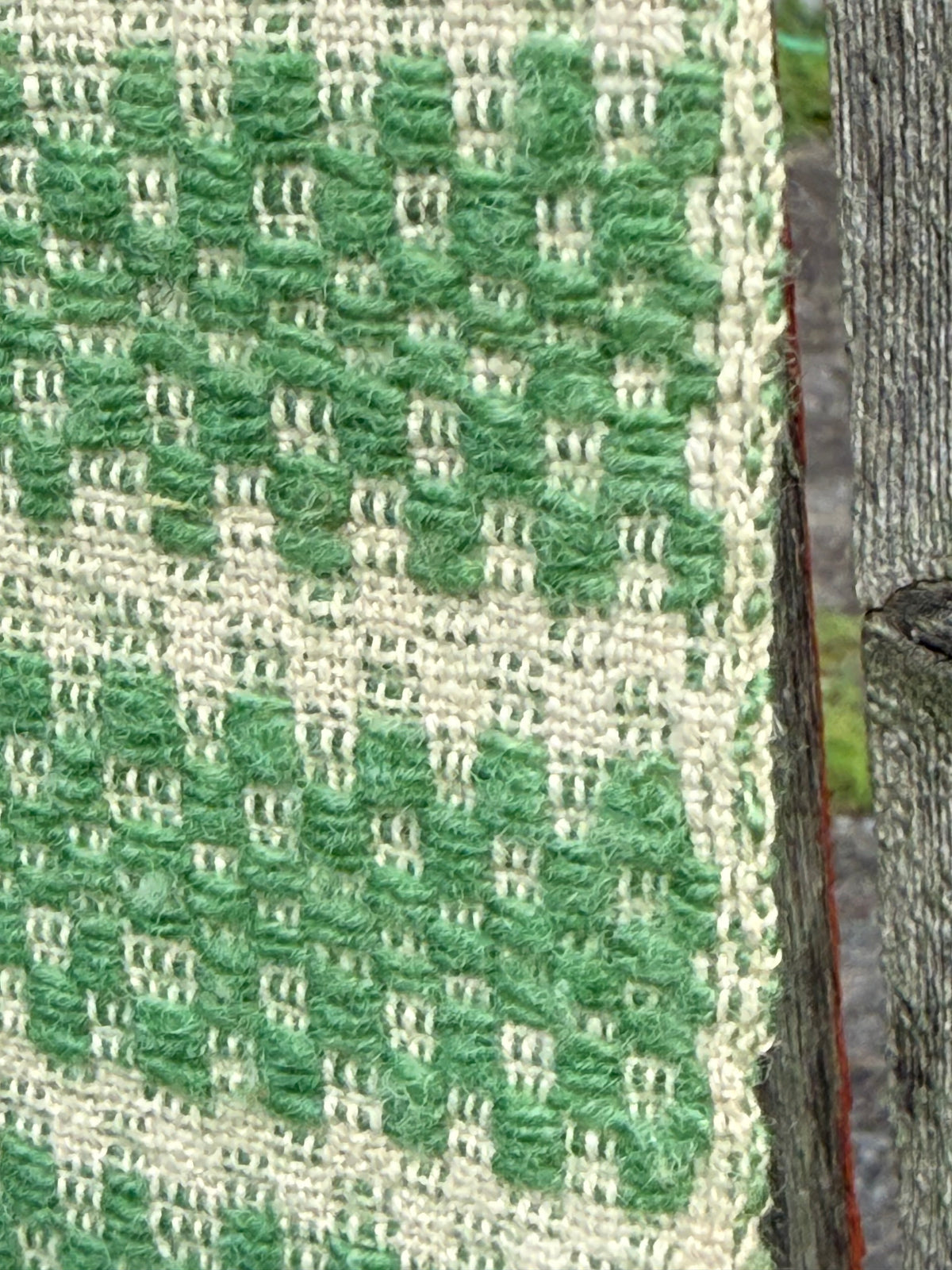 Coverlet, 70"x 95", GREEN/PINK/ CREAM