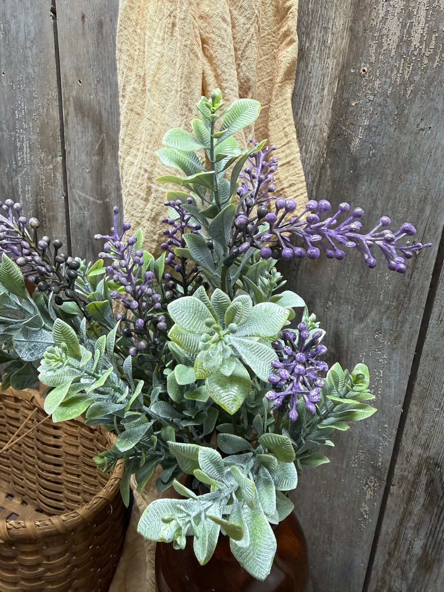 Bush, 21", FLORAL, Assorted