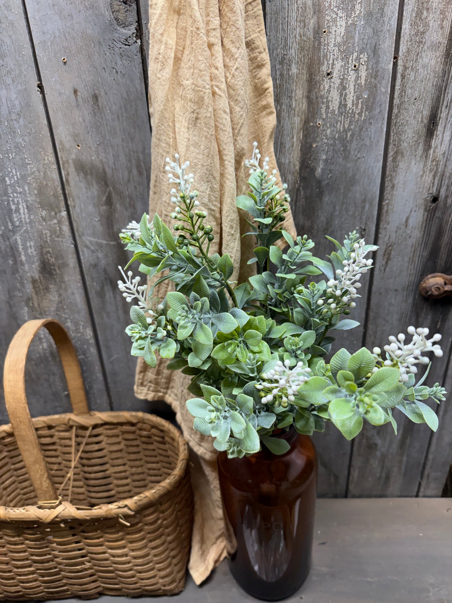 Bush, 21", FLORAL, Assorted