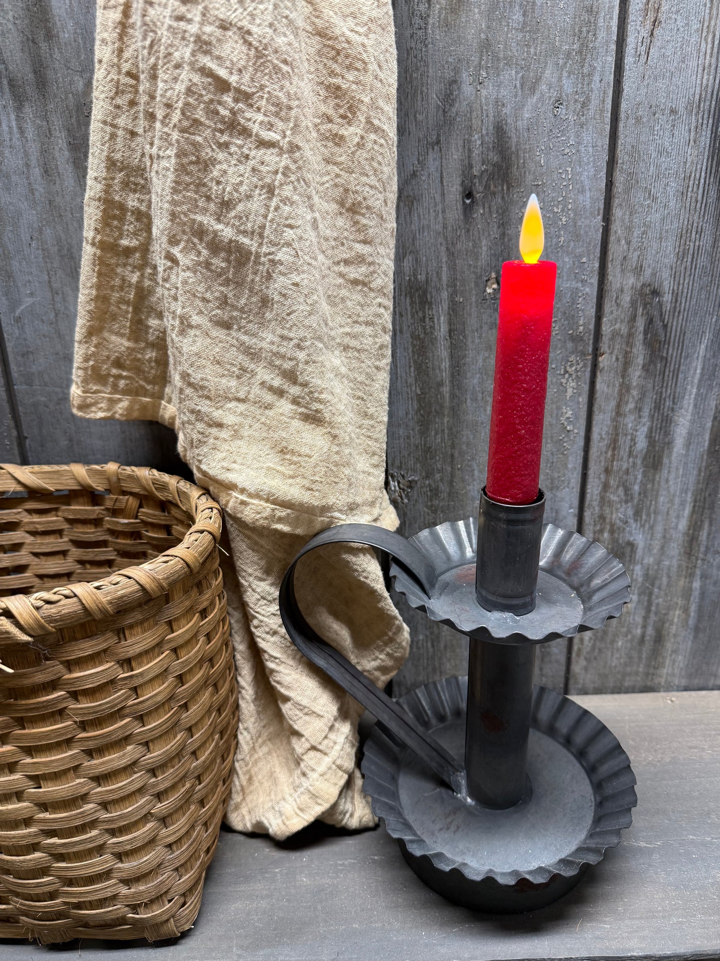 Taper, 5.5”, Electric Moving Flame, ASSORTED COLORS