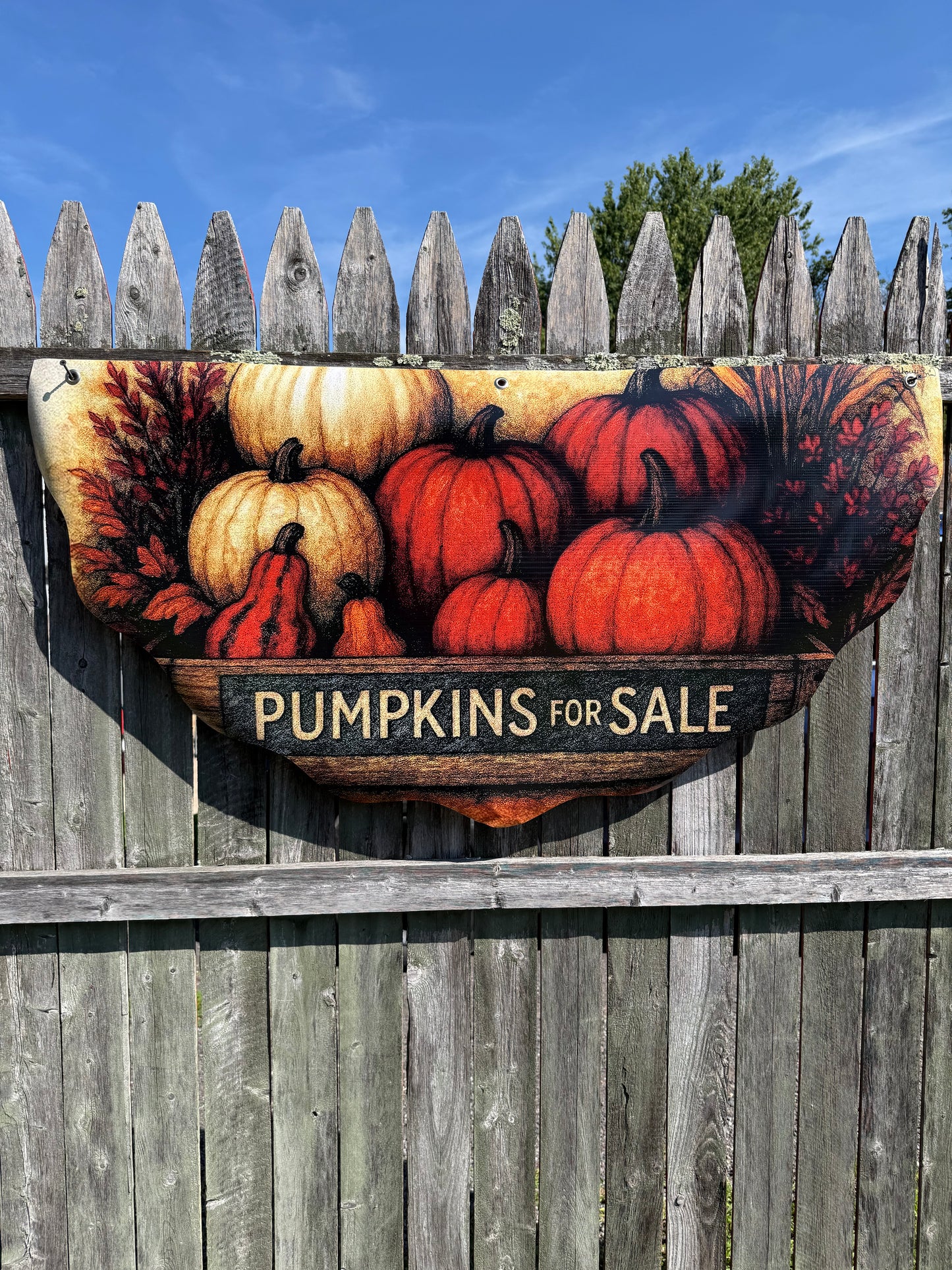 Vinyl Bunting, 24"X 48", AUTUMN