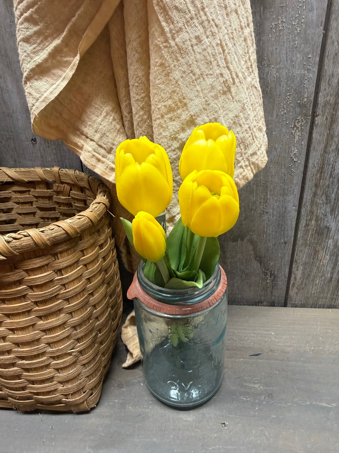 Bunch/5, Real Feel Tulips, 10", Assorted