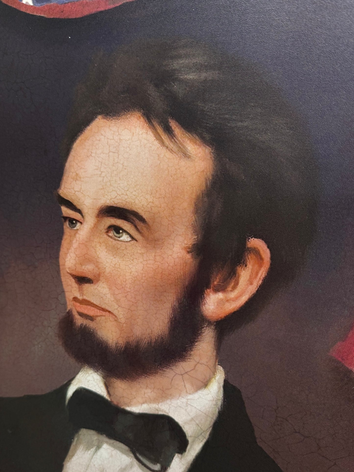Framed Art, 16x20, FOLKART LINCOLN