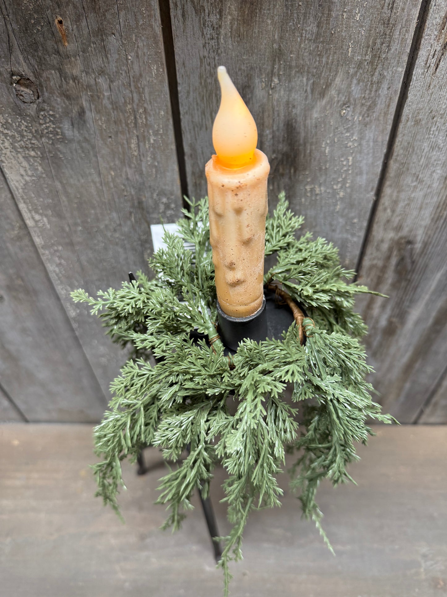 Mini Candle Ring, 1.5", DARK GREEN JUNIPER