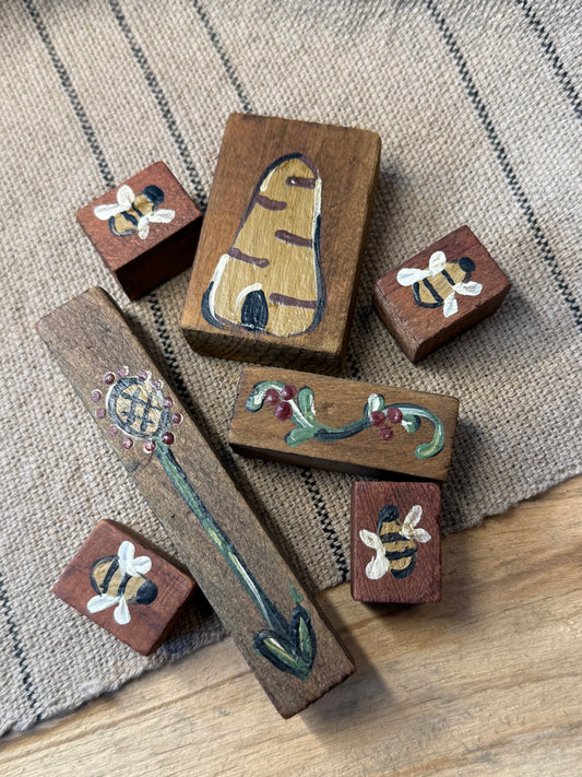 BUZY AS A BEE, Set/7, Bowl Fillers