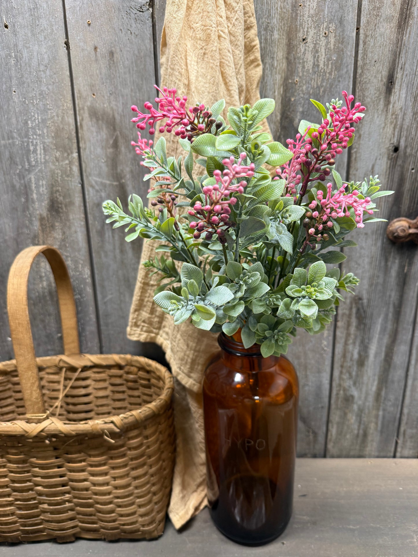 Bush, 21", FLORAL, Assorted