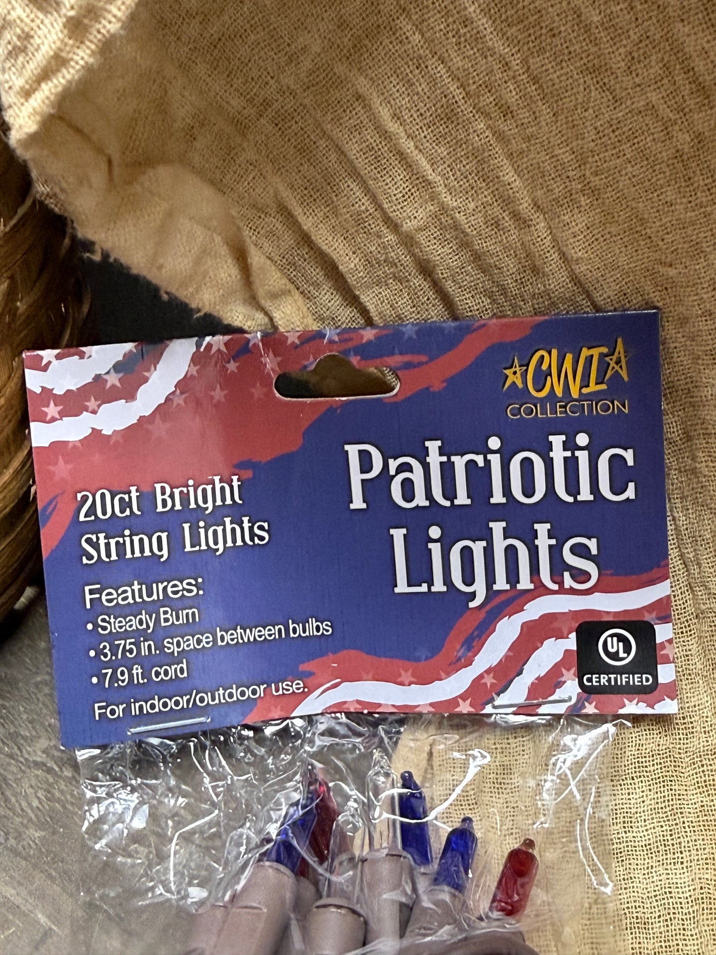 Lights, INDOOR/OUTDOOR, PATRIOTIC