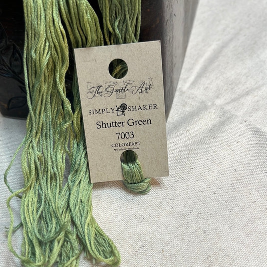 SHUTTER GREEN, 7003, Sampler Threads