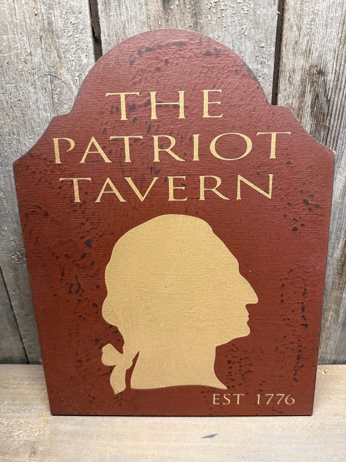 Shelf Sitter, 12"x 9", THE PATRIOT TAVERN