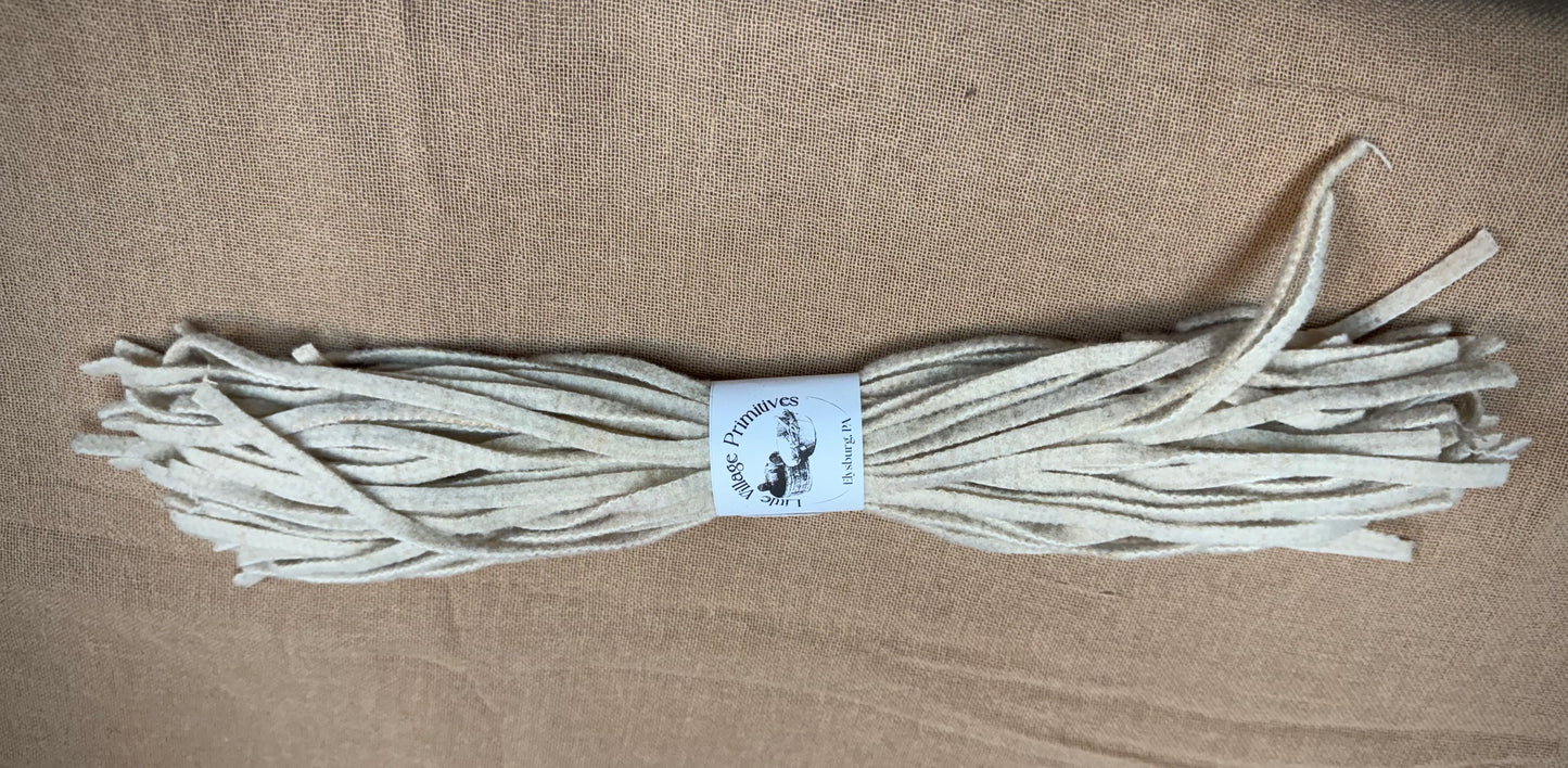 WOOL STRIPS, #8, 1/4", Pack of 50, Assorted Colors