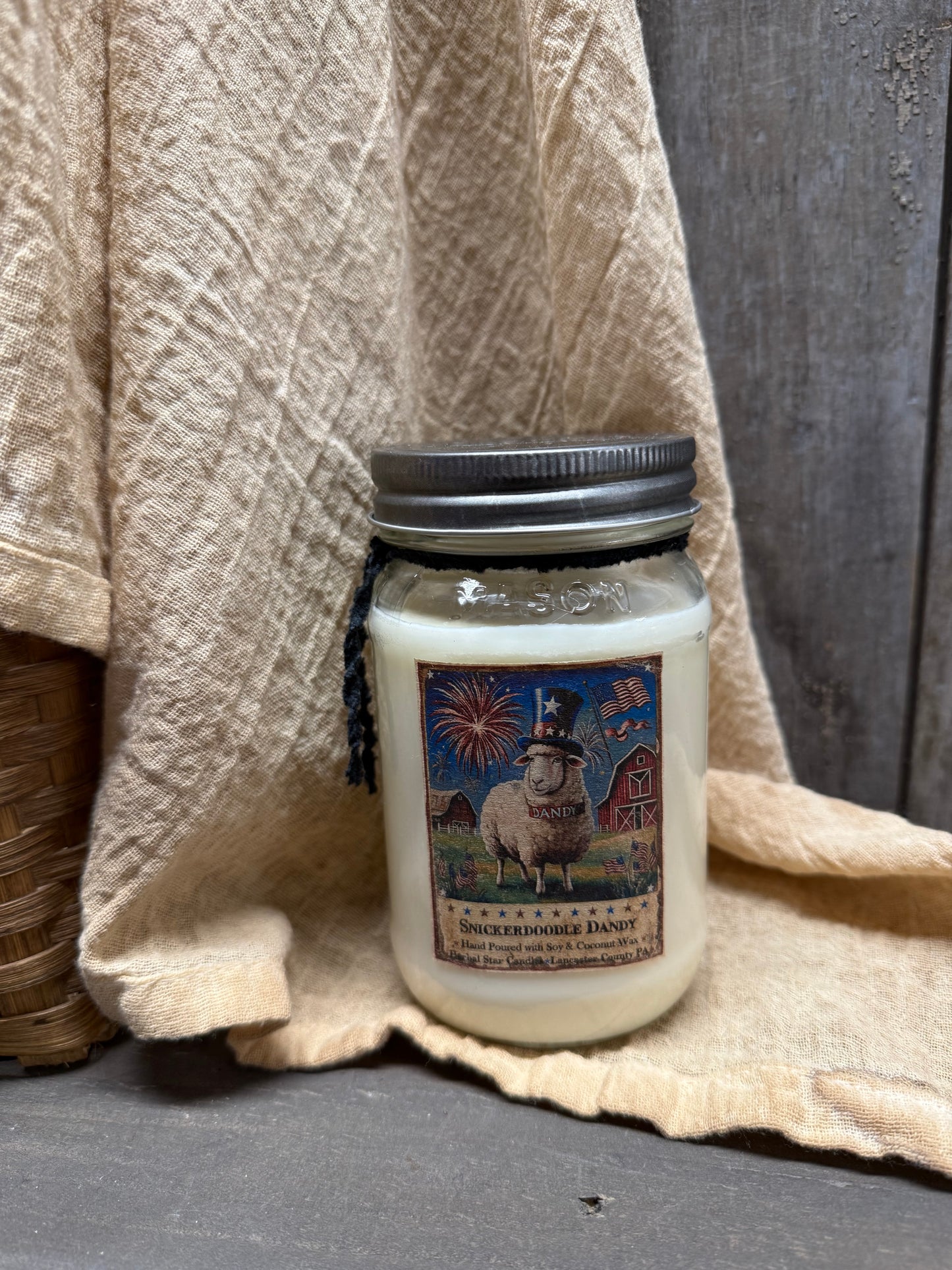Soy/Coconut Wax Candle, AMERICA