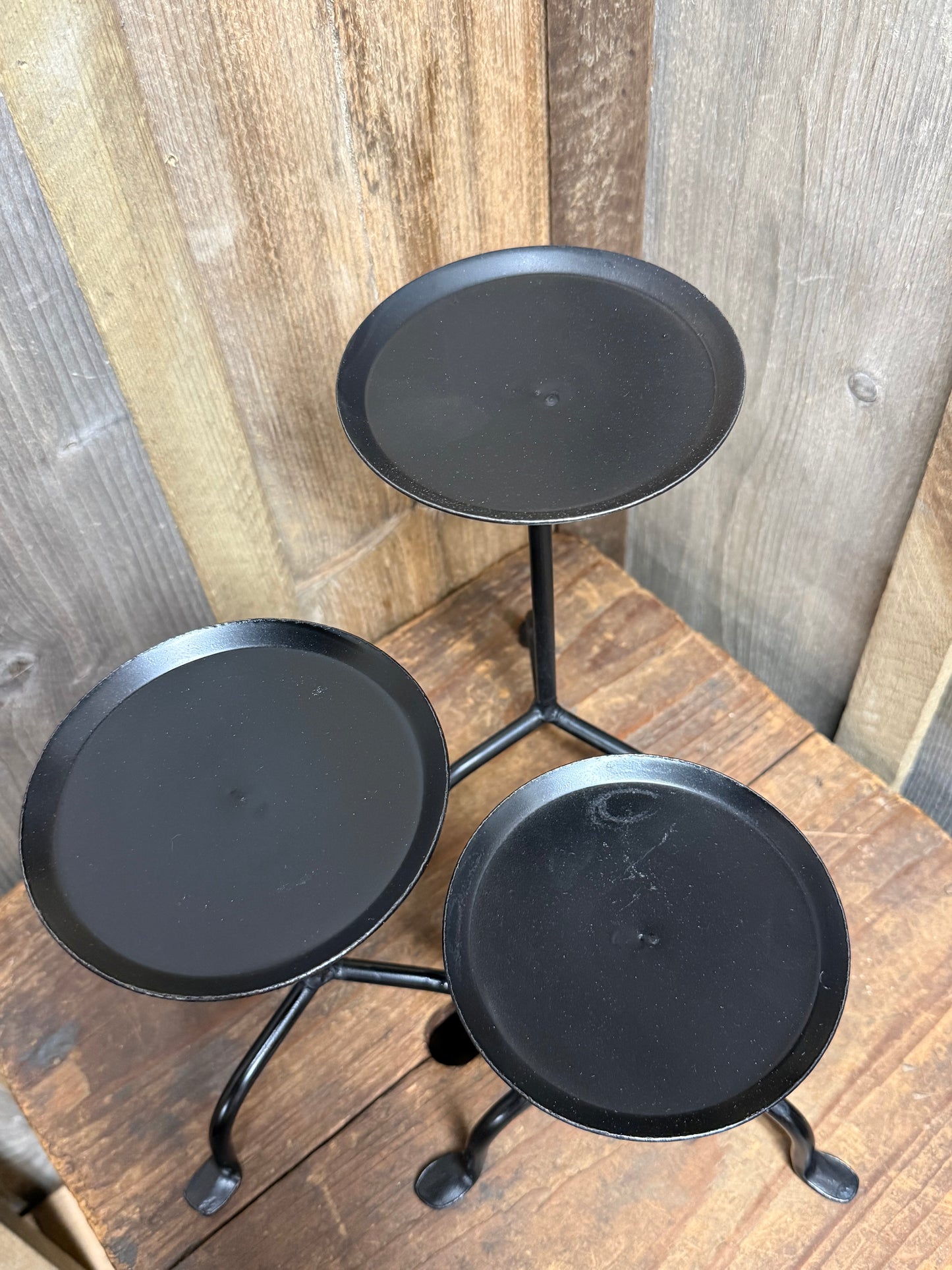 Pillar Stand, Set/3, AMISH MADE