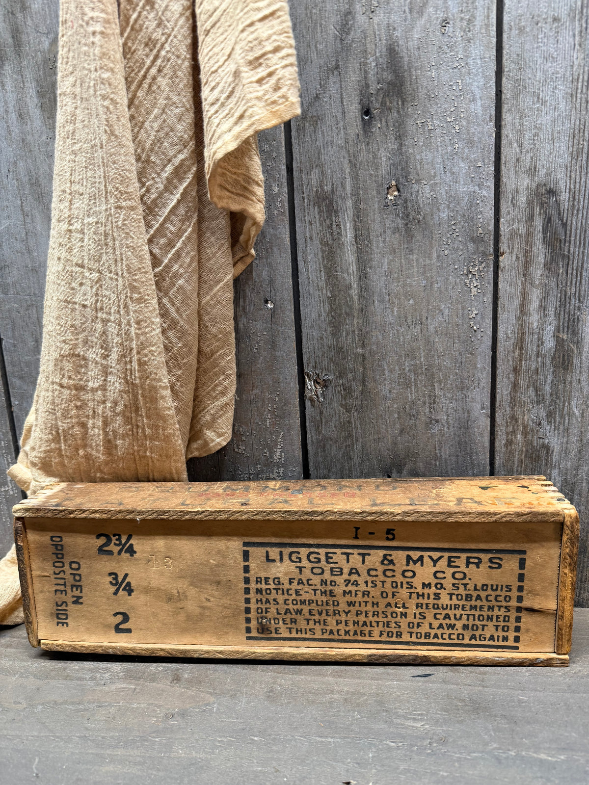 DRUMMOND NATURAL LEAF, Lidded Box