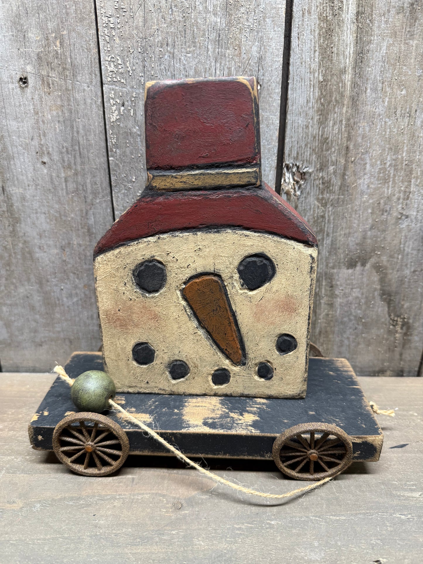 Pull Cart, SASSY SNOWMEN, Assorted Style