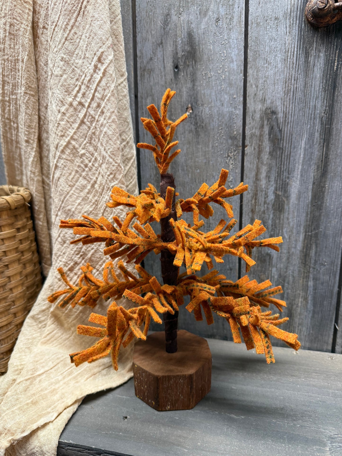 Wool Tree, 11.5", AUTUMN MIX