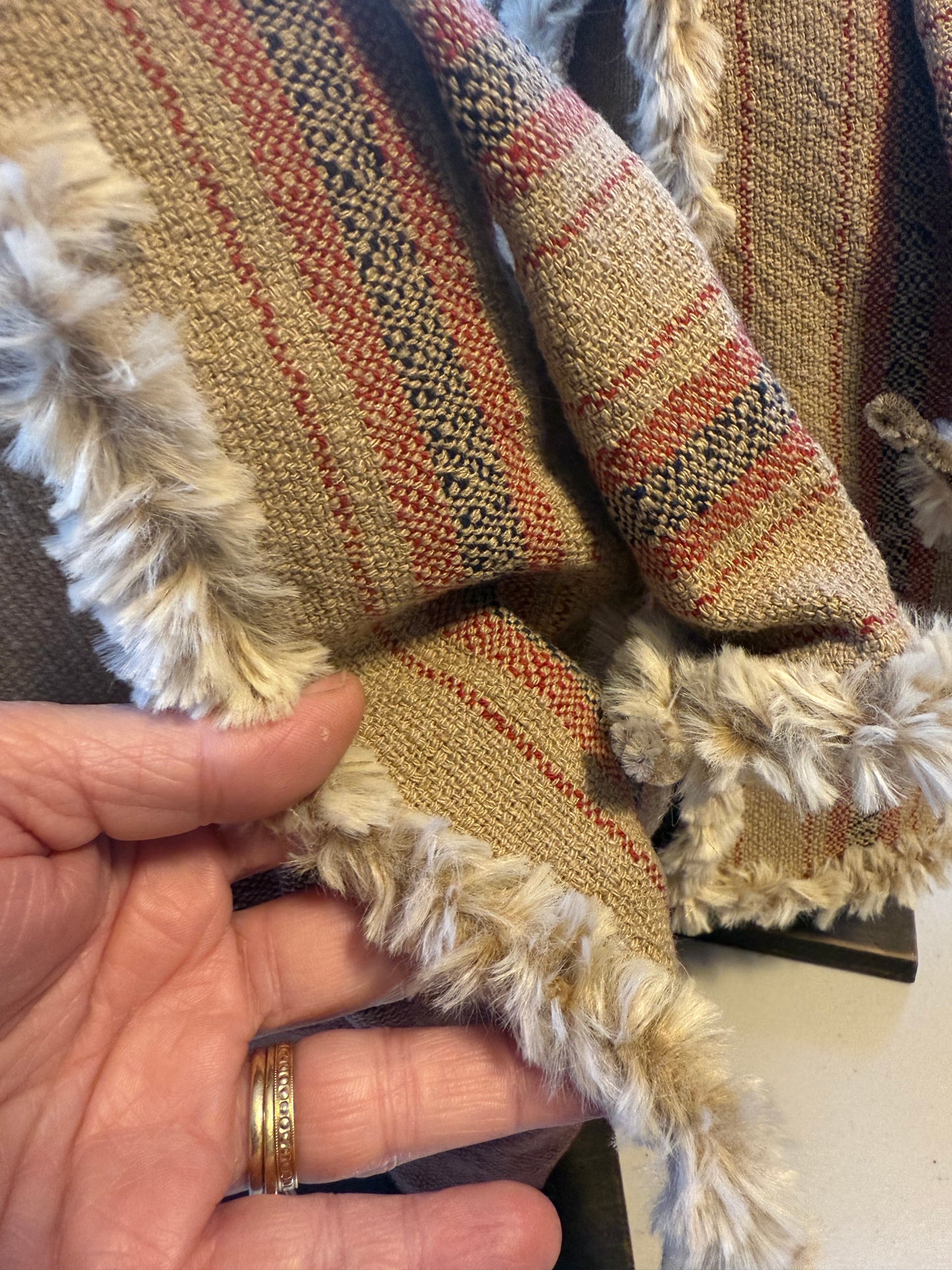 CLAY FACE SANTA, 21", Handcrafted, Assorted