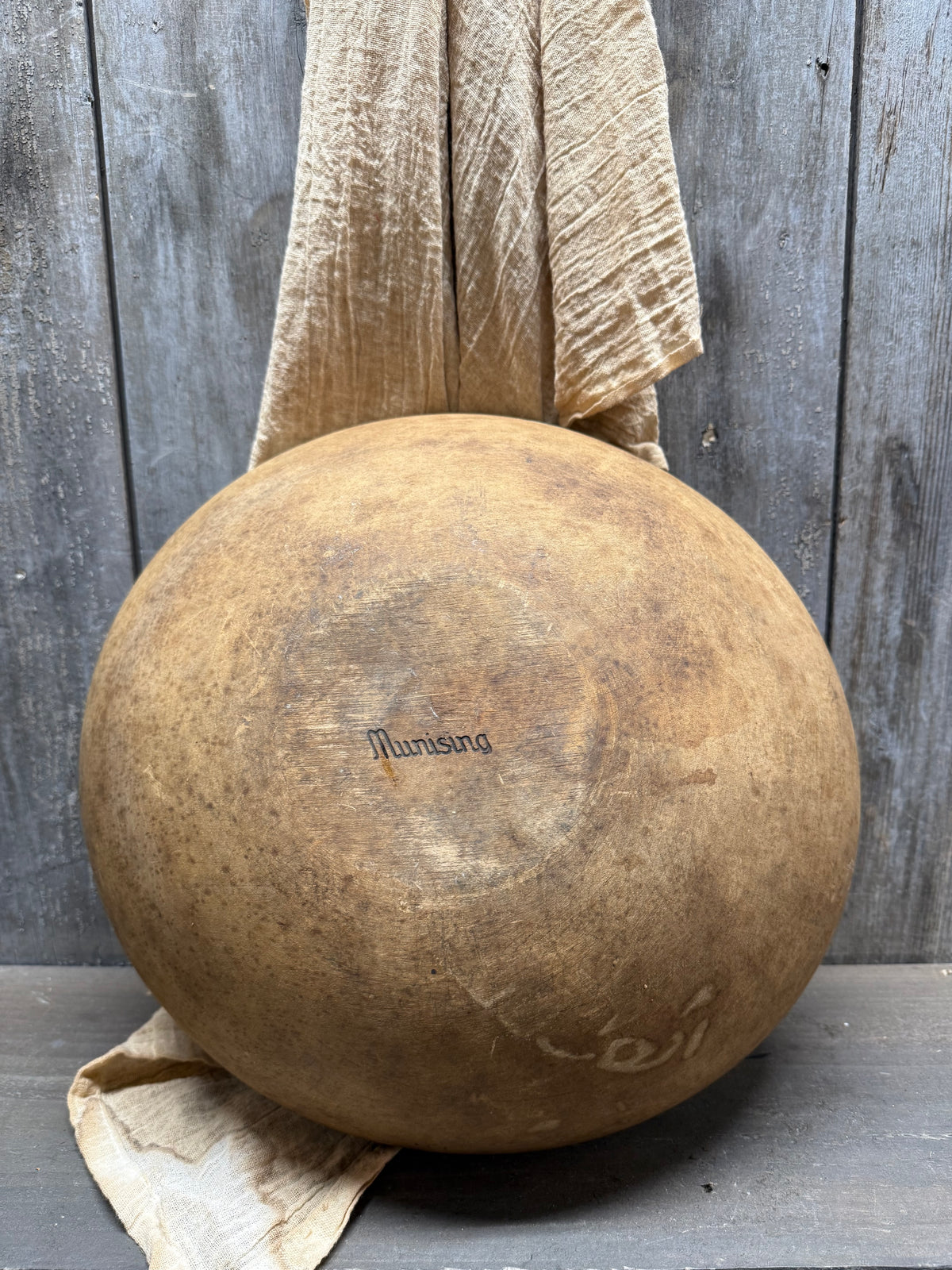 WOODEN BOWL, 13.25", Munising