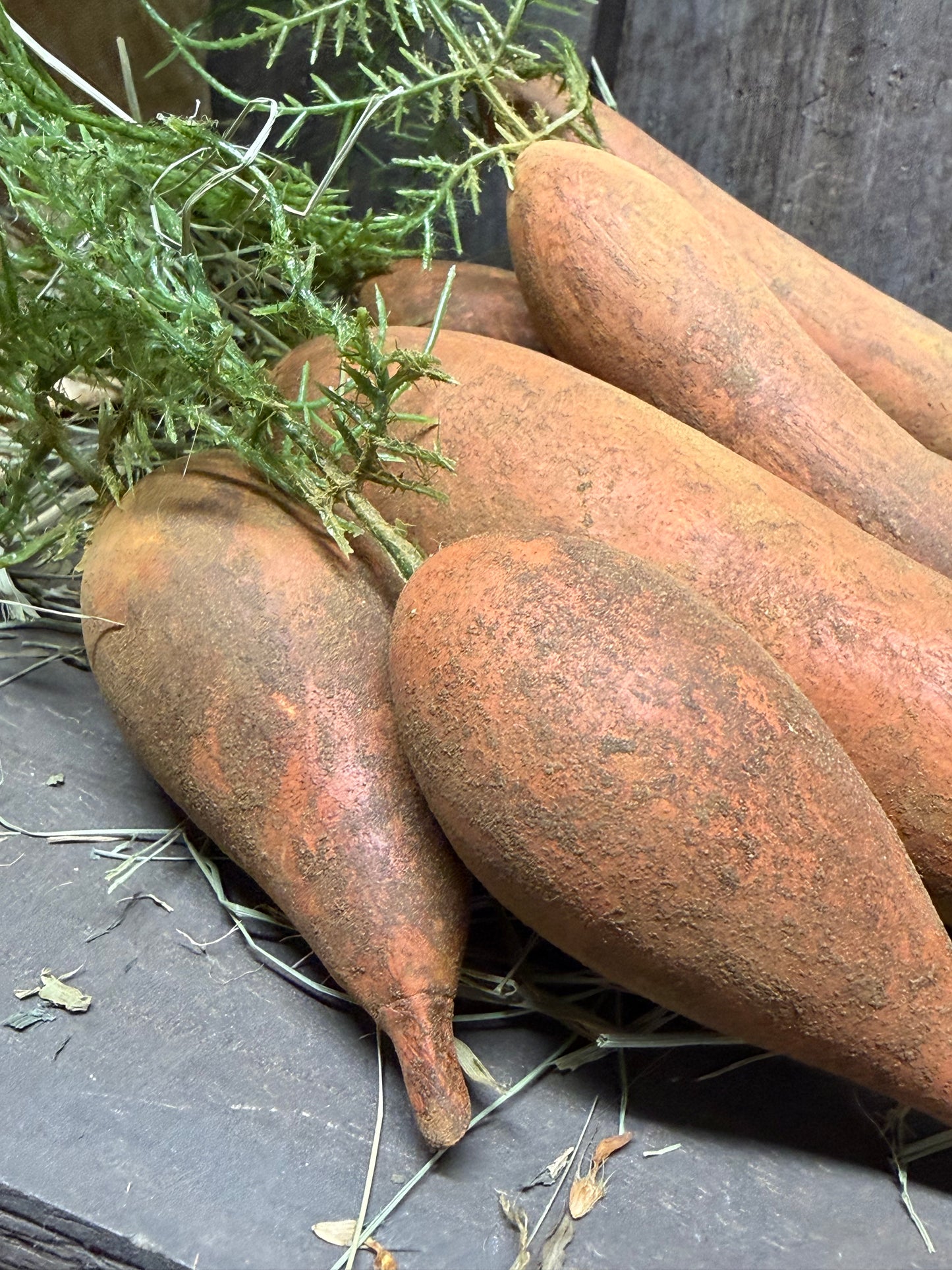 Carrot, Painted Gourd, FRESH DUG & DIRTY