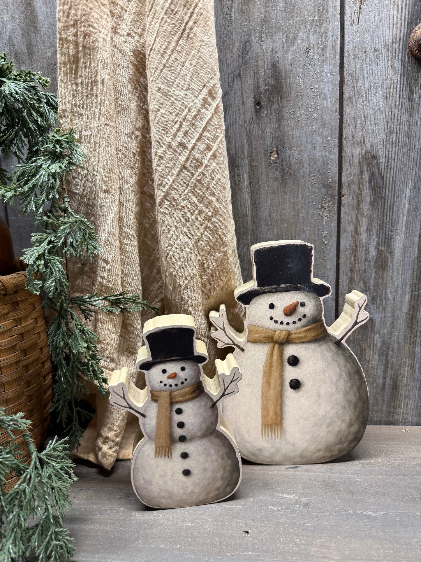Snowmen, Set/2, CHUNKY TOP HAT
