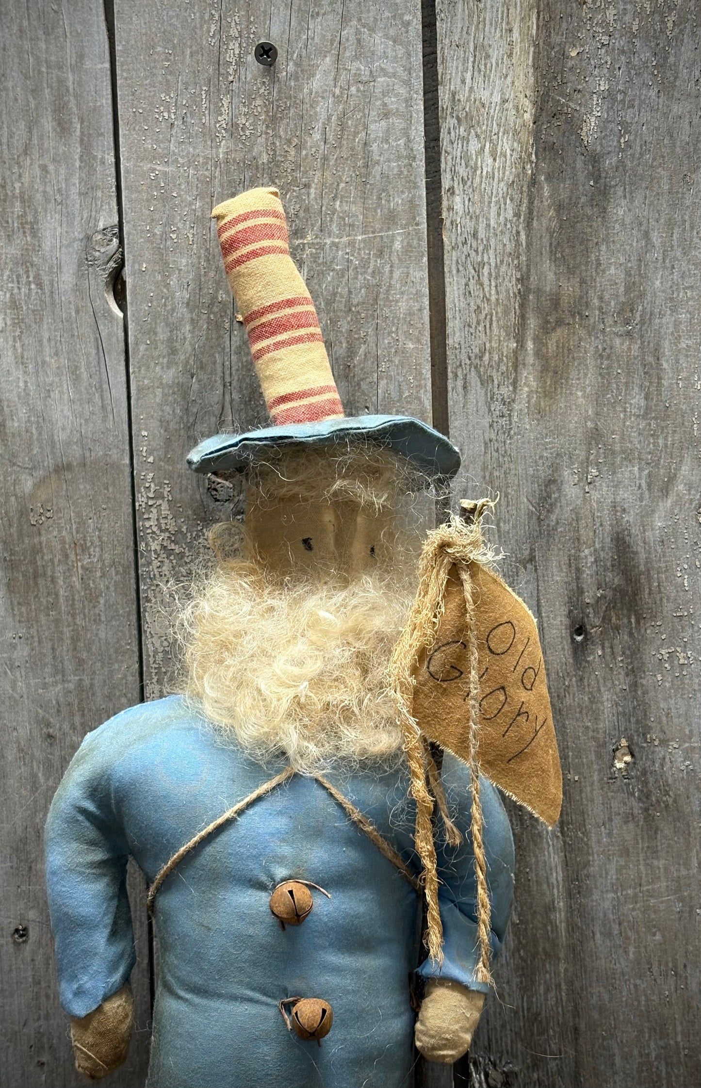 STANDING SAM, 19”, Flag