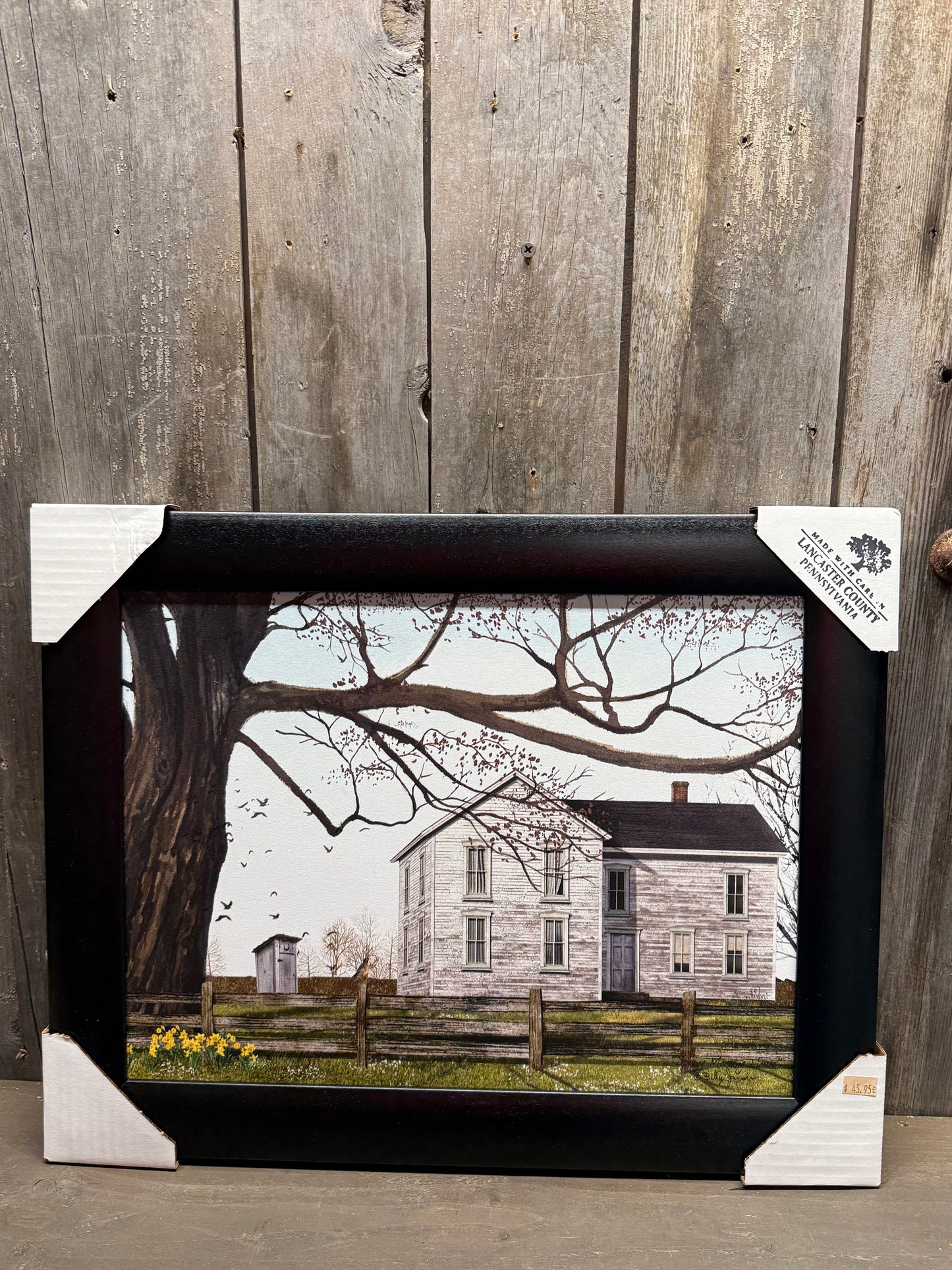 Framed Art, 12x16, SPRING MORNING HOUSE