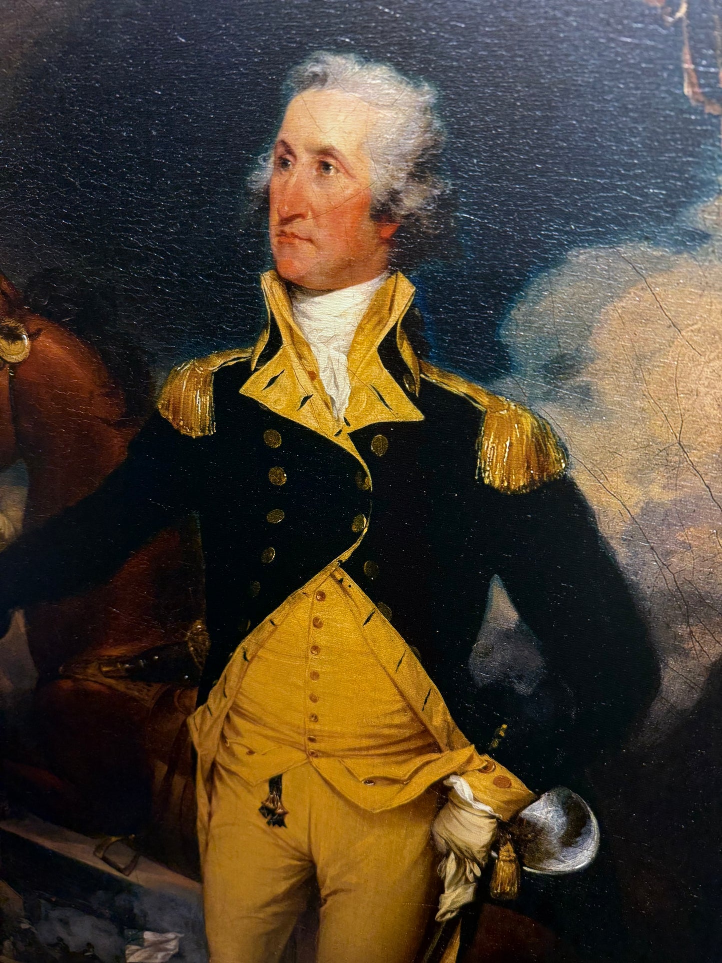 Framed Art, GEORGE WASHINGTON BEFORE THE BATTLE OF TRENTON