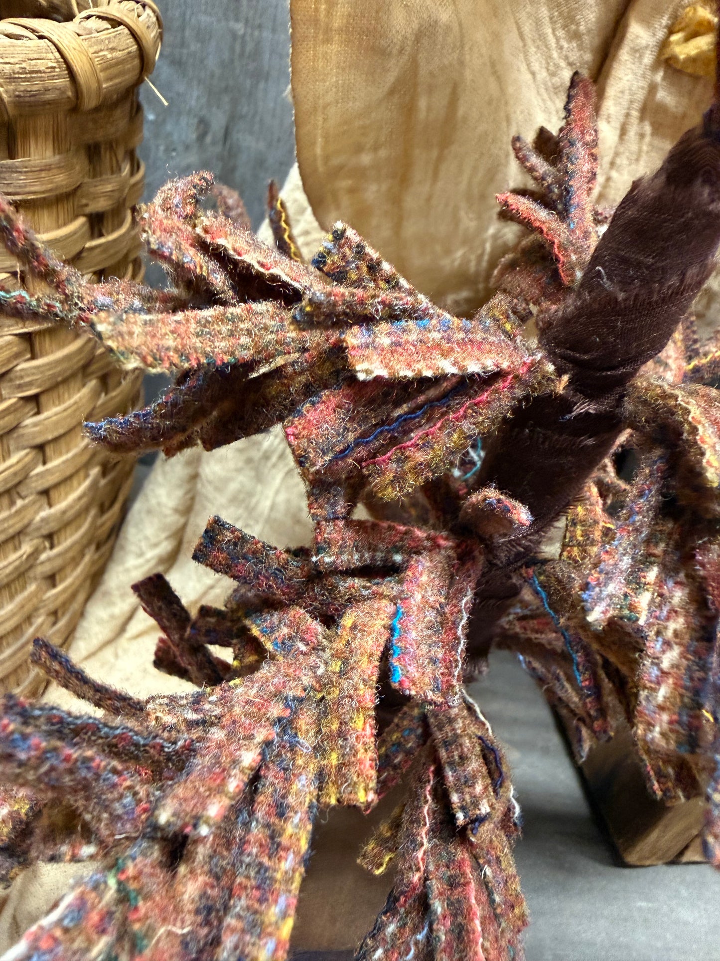 Wool Tree, 11.5", AUTUMN MIX