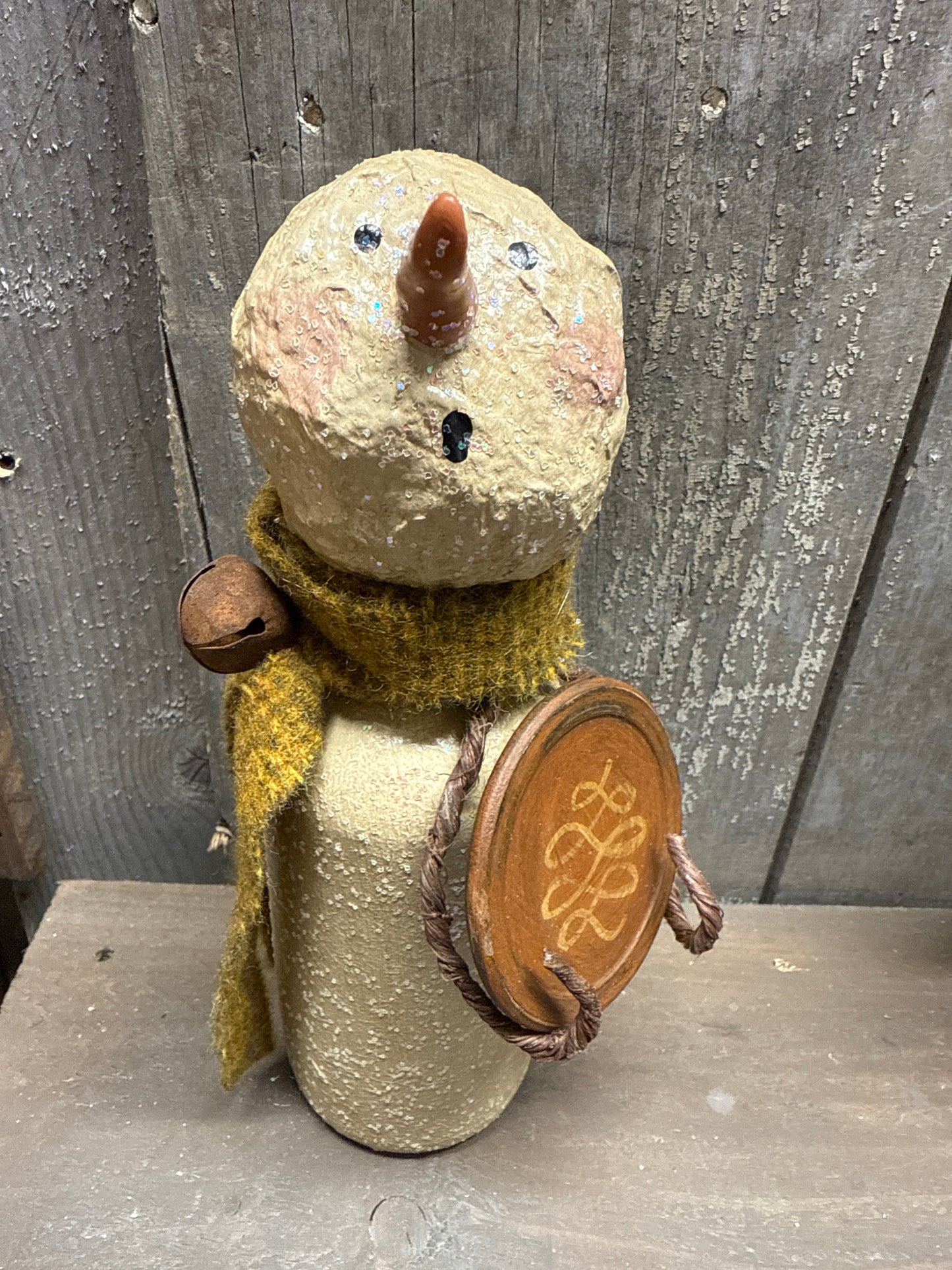 BOTTLE SNOWMAN, Hand Crafted, Assorted