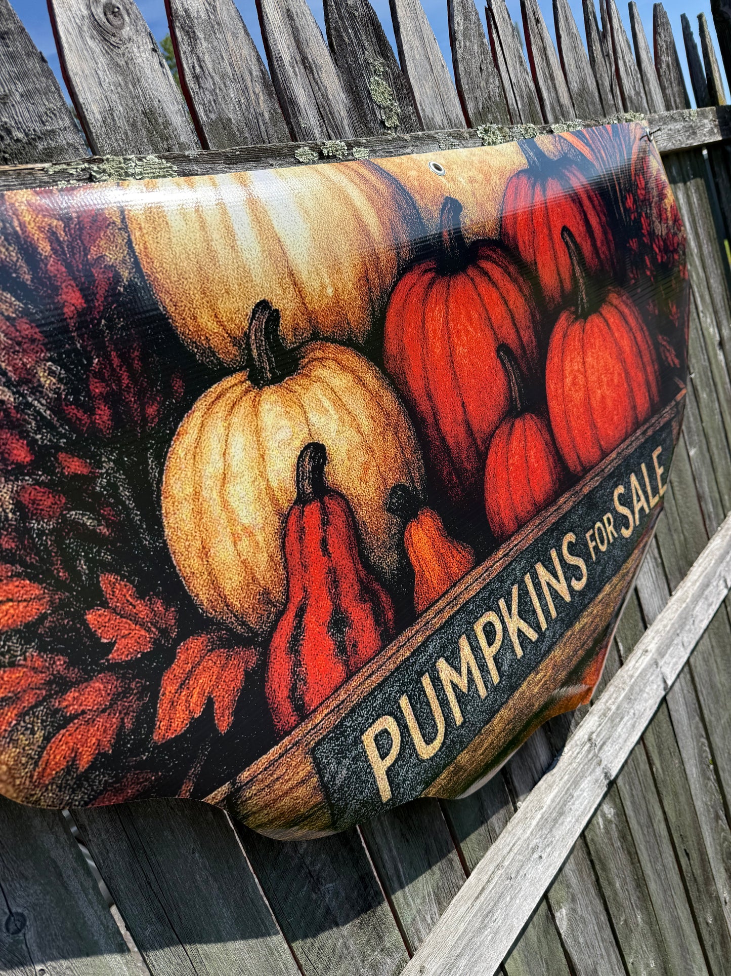 Vinyl Bunting, 24"X 48", AUTUMN