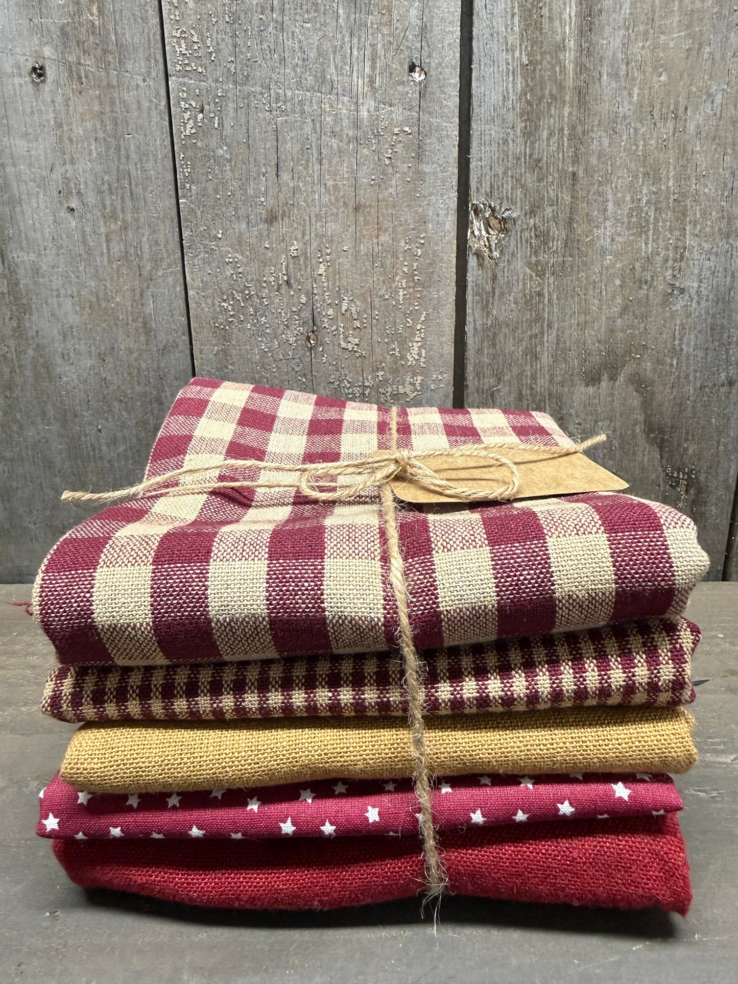 BUNDLE, Homespun Fabric, Assorted