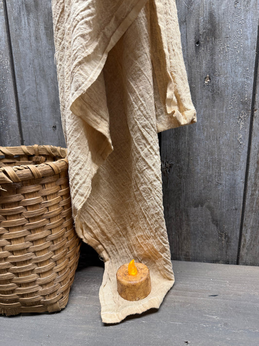 Tea Light, 1.75", TIMER, BURNT IVORY