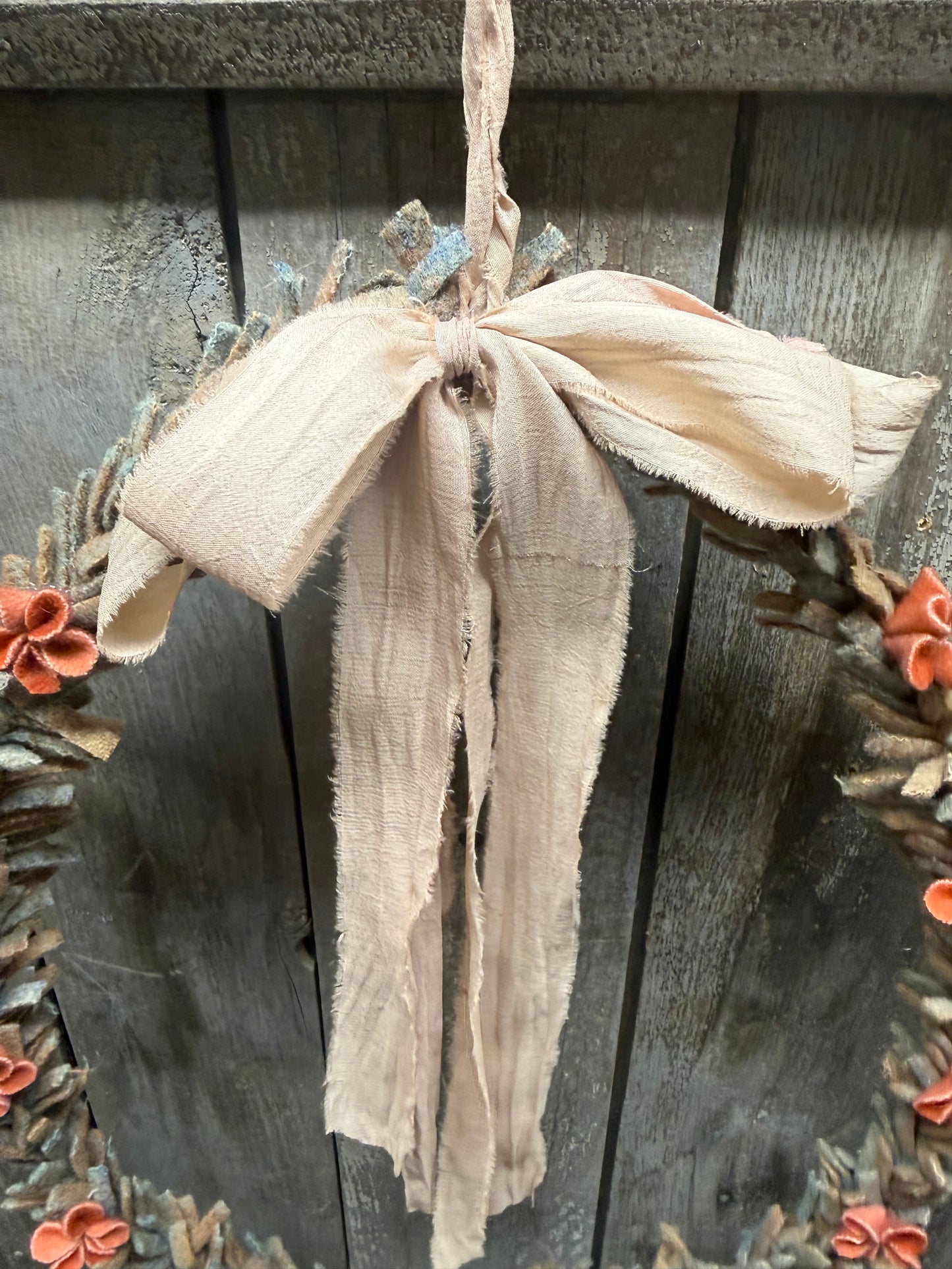 Wool Wreath, OVAL, Assorted Sizes