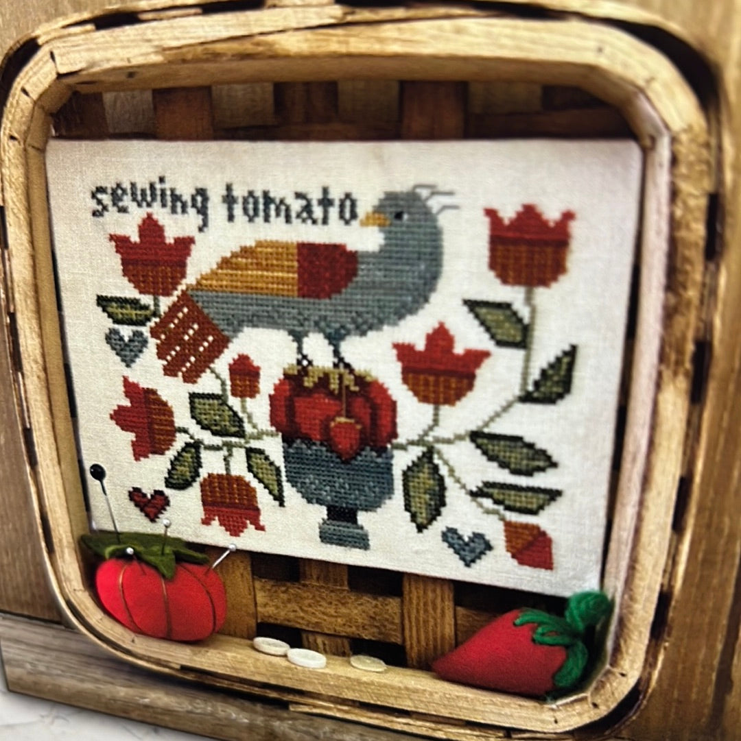 Pattern, CS, Stitchy Bird #2, SEWING TOMATO