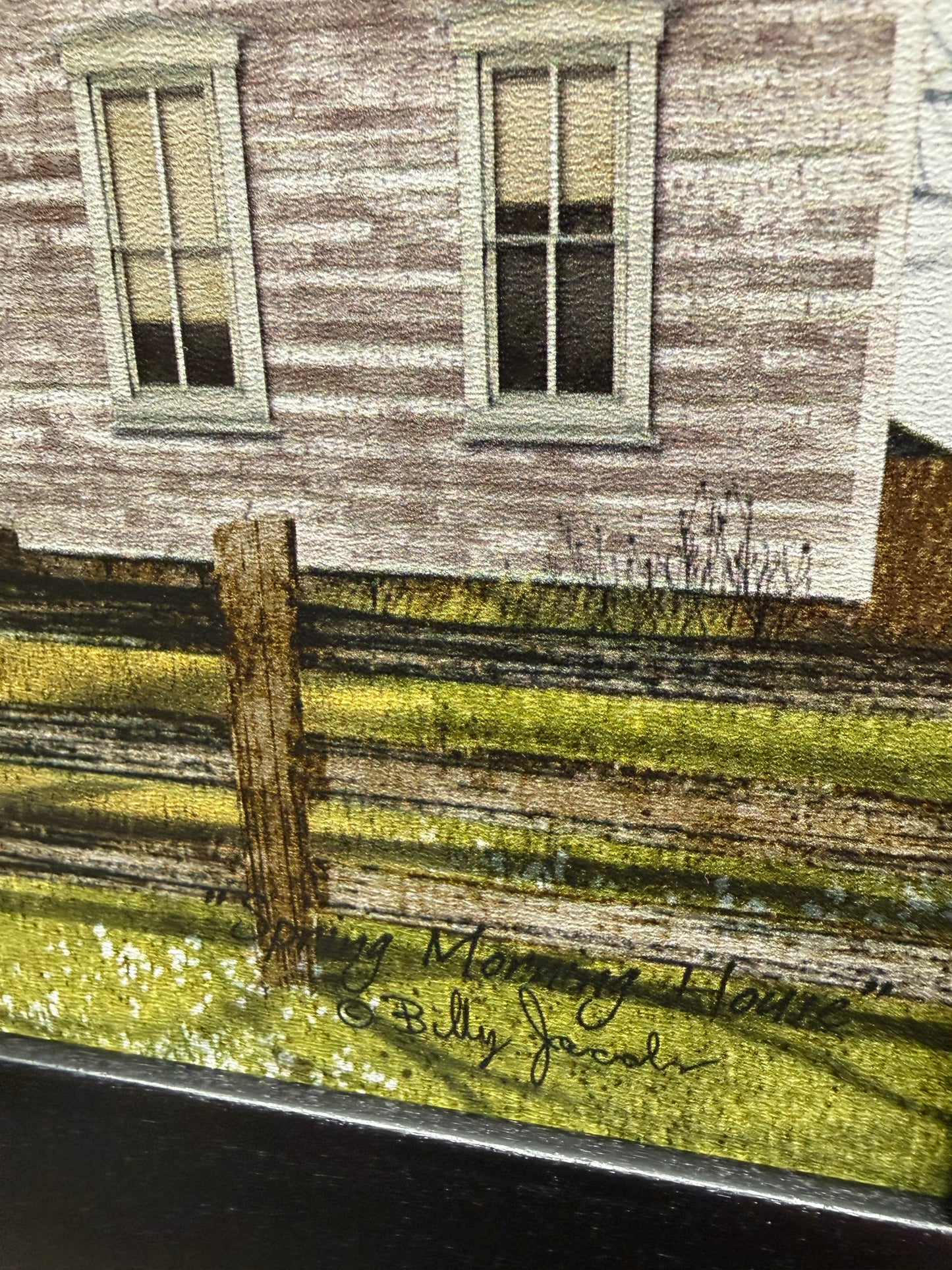 Framed Art, 12x16, SPRING MORNING HOUSE