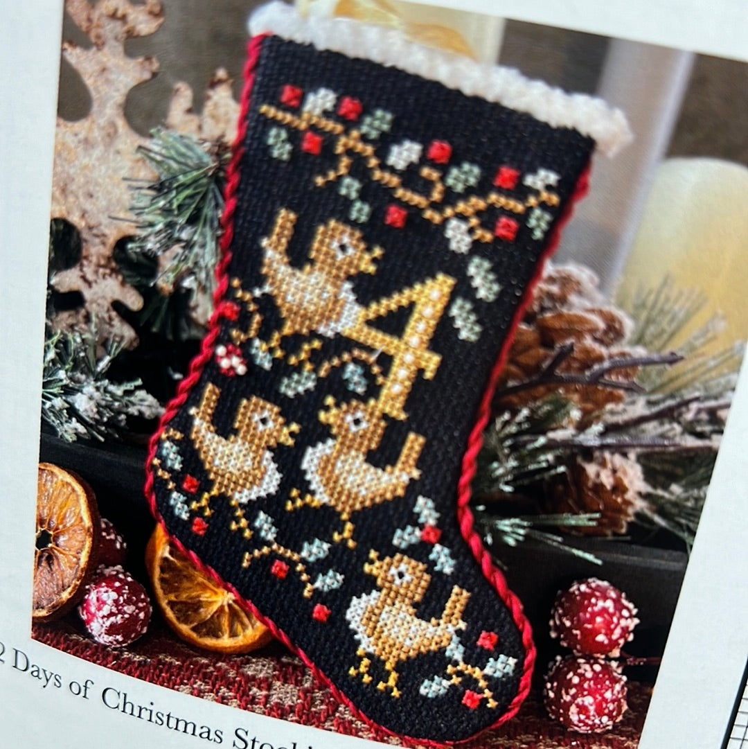 Pattern, CS, 12 DAYS OF CHRISTMAS STOCKINGS