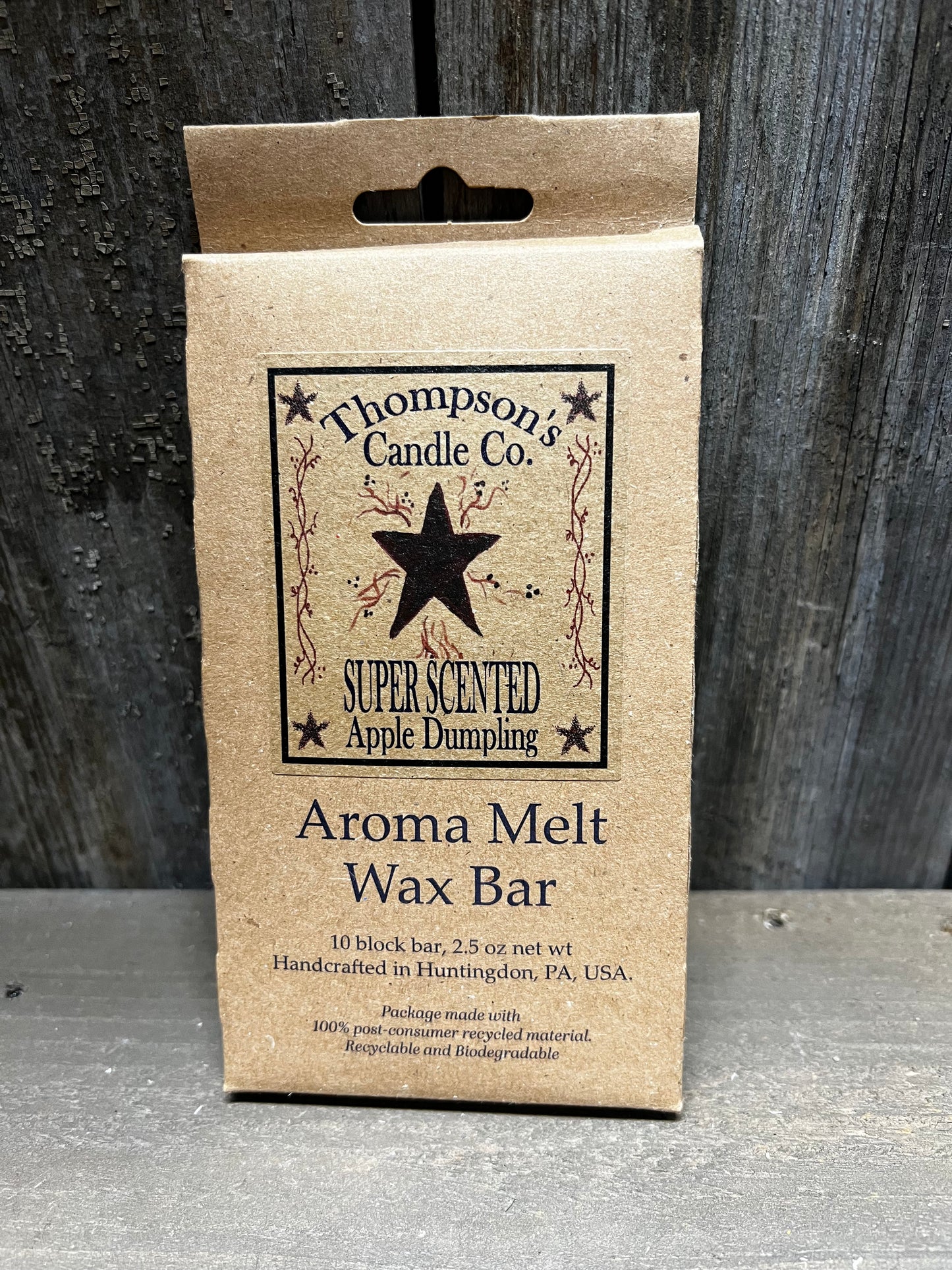 Wax Bar, 2.5 ounce, APPLE DUMPLING