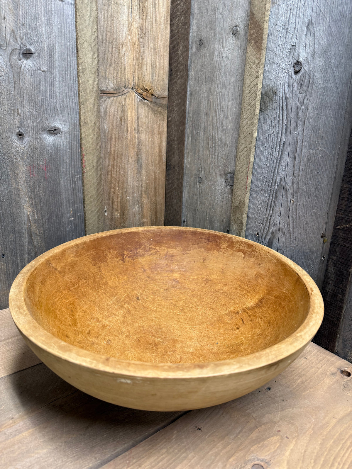 WOODEN BOWL, 15.75", Munising