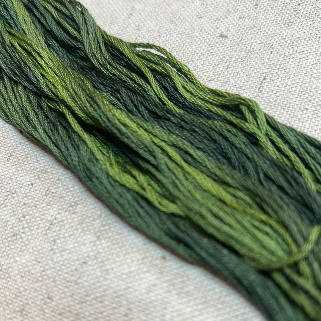 GREEN WITH ENVY, 0196, Sampler Threads