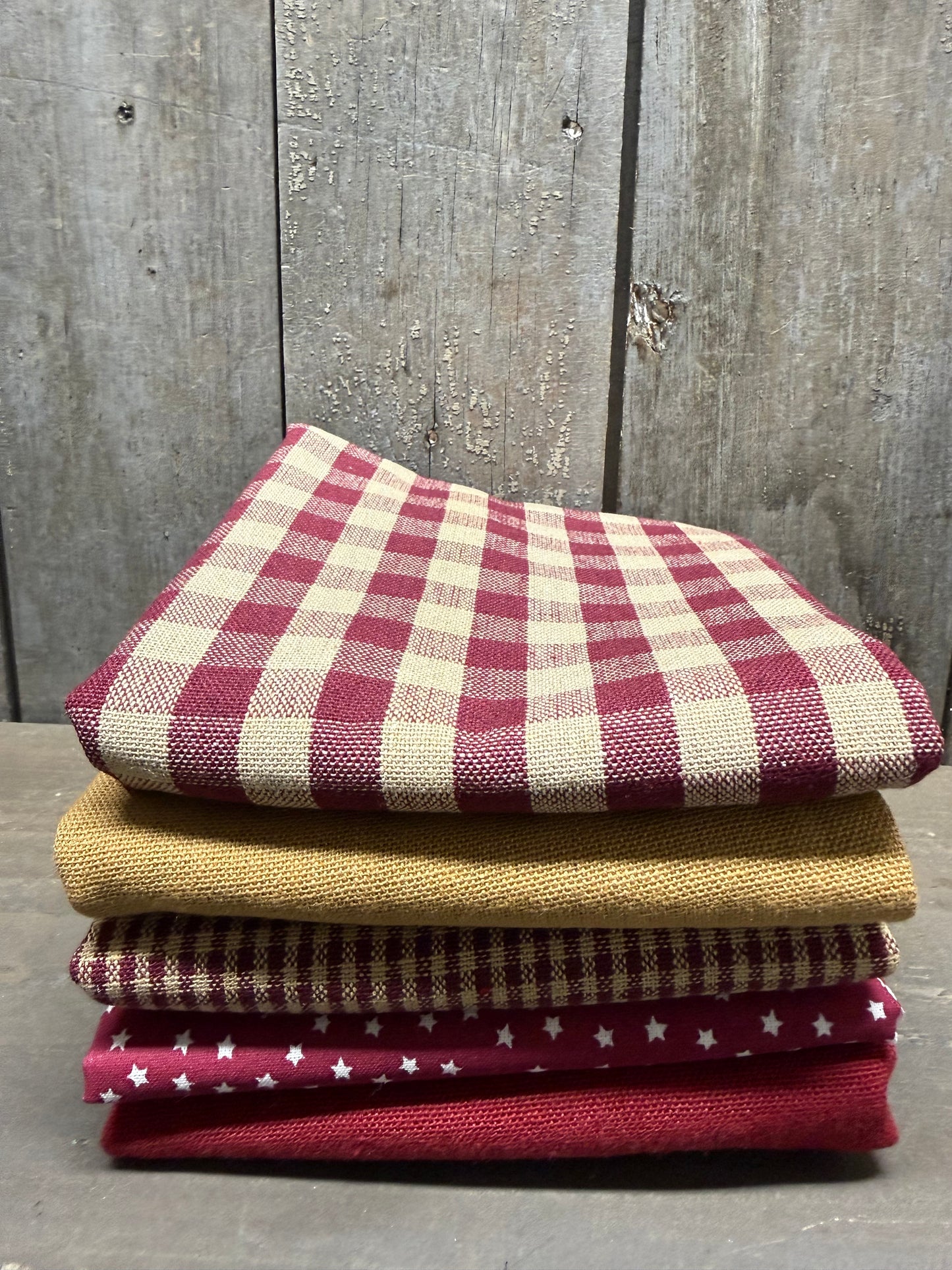 BUNDLE, Homespun Fabric, Assorted