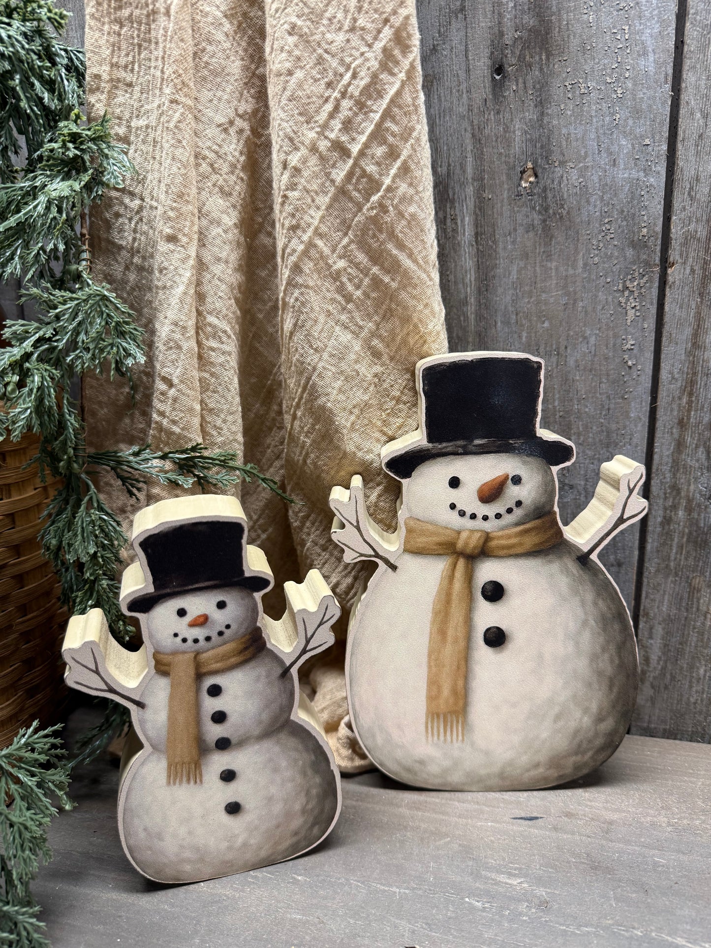Snowmen, Set/2, CHUNKY TOP HAT