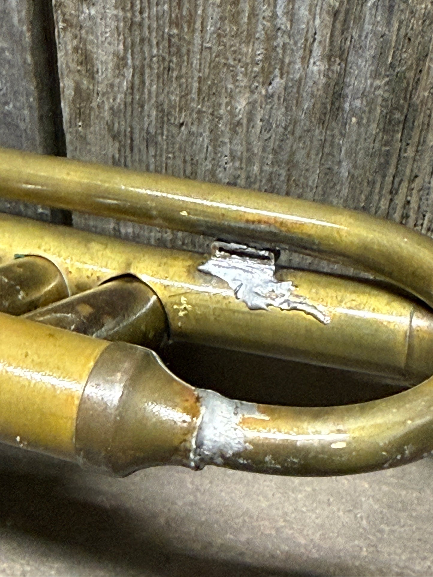 VINTAGE TOY TRUMPET, As Found