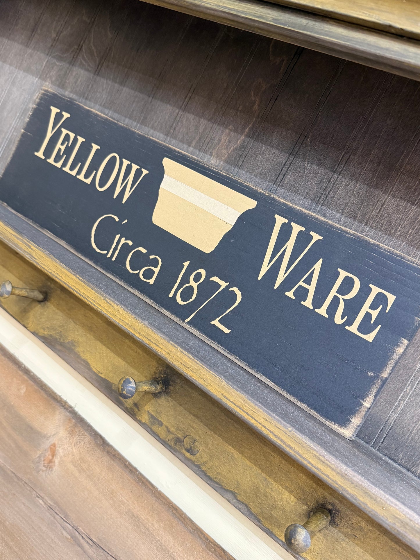 Sign, 6x18, YELLOW WARE