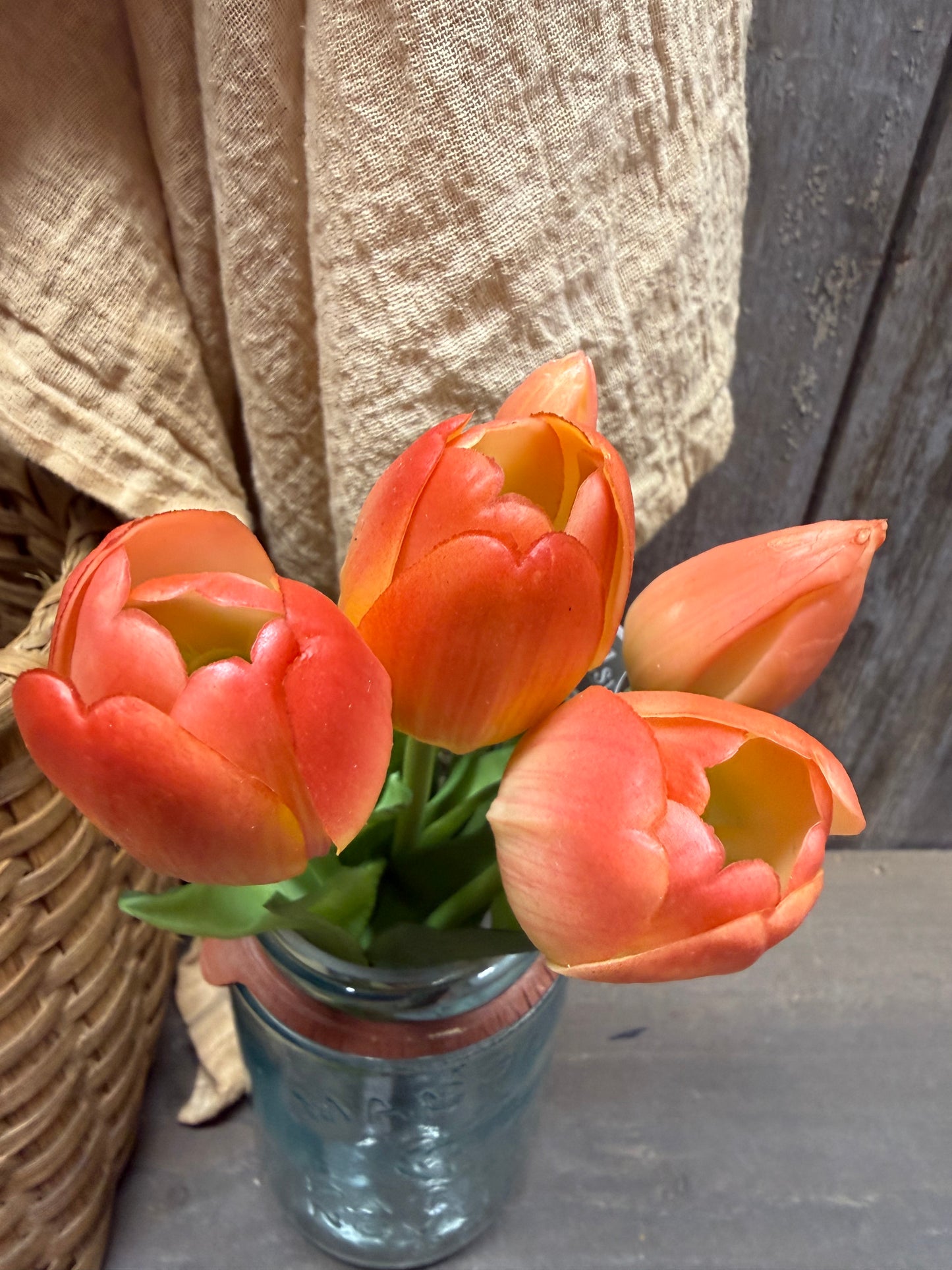 Bunch/5, Real Feel Tulips, 10", Assorted