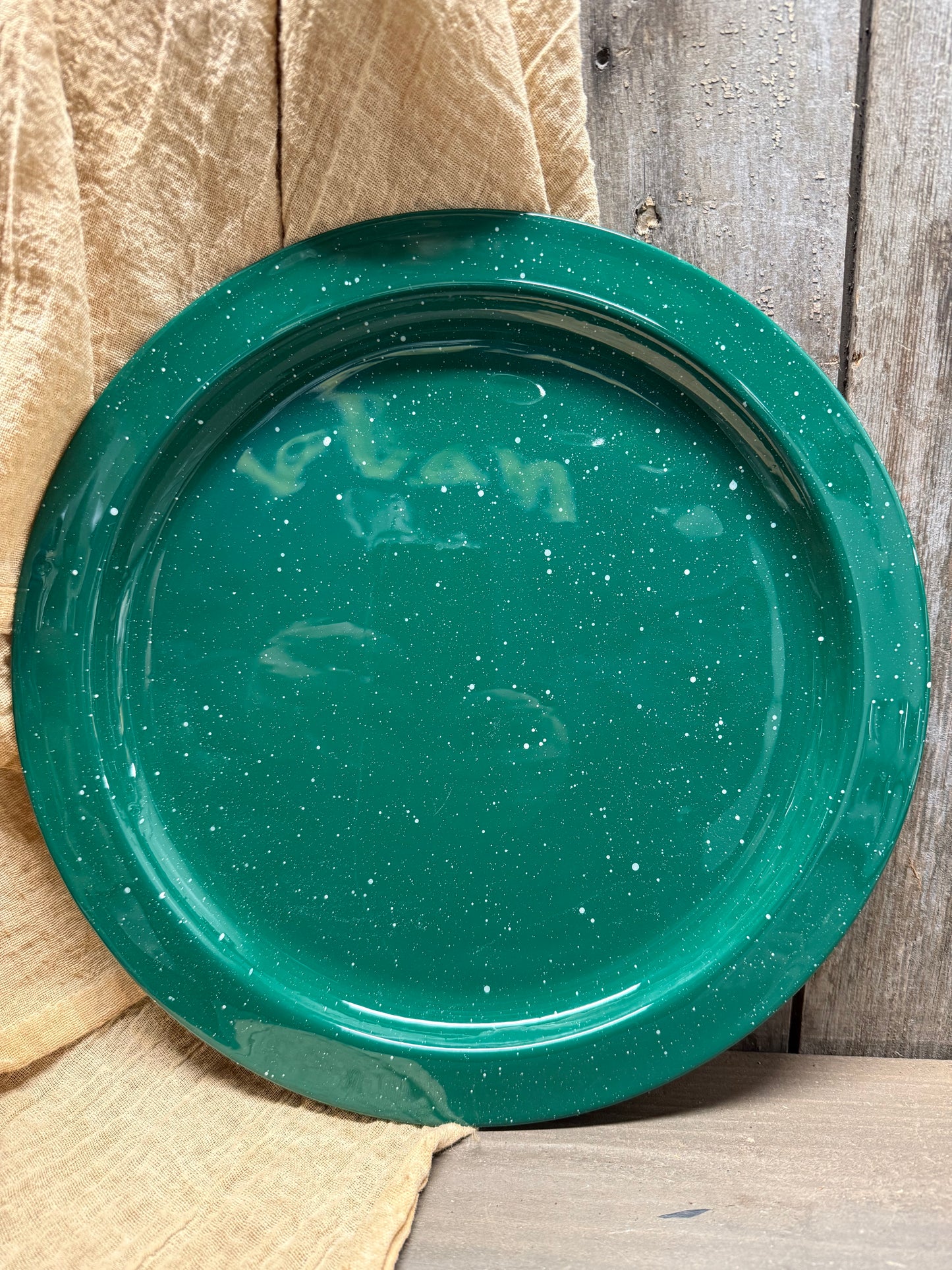 Dishes, Enamel, Set/4. CAMP SPLATTER WEAR